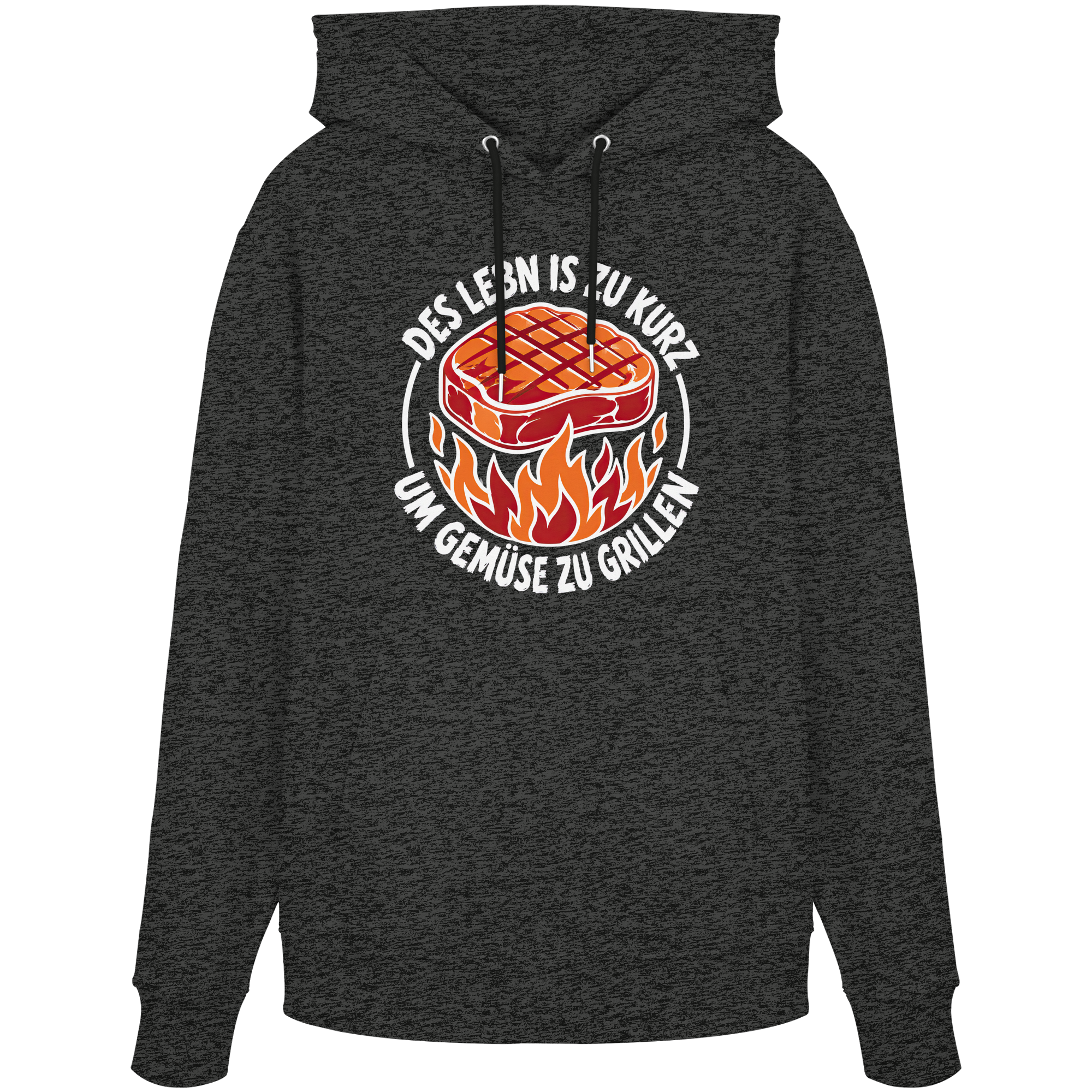 DES LEBN IS ZU KURZ - UM GEMÜSE ZU GRILLEN - Organic Hoodie