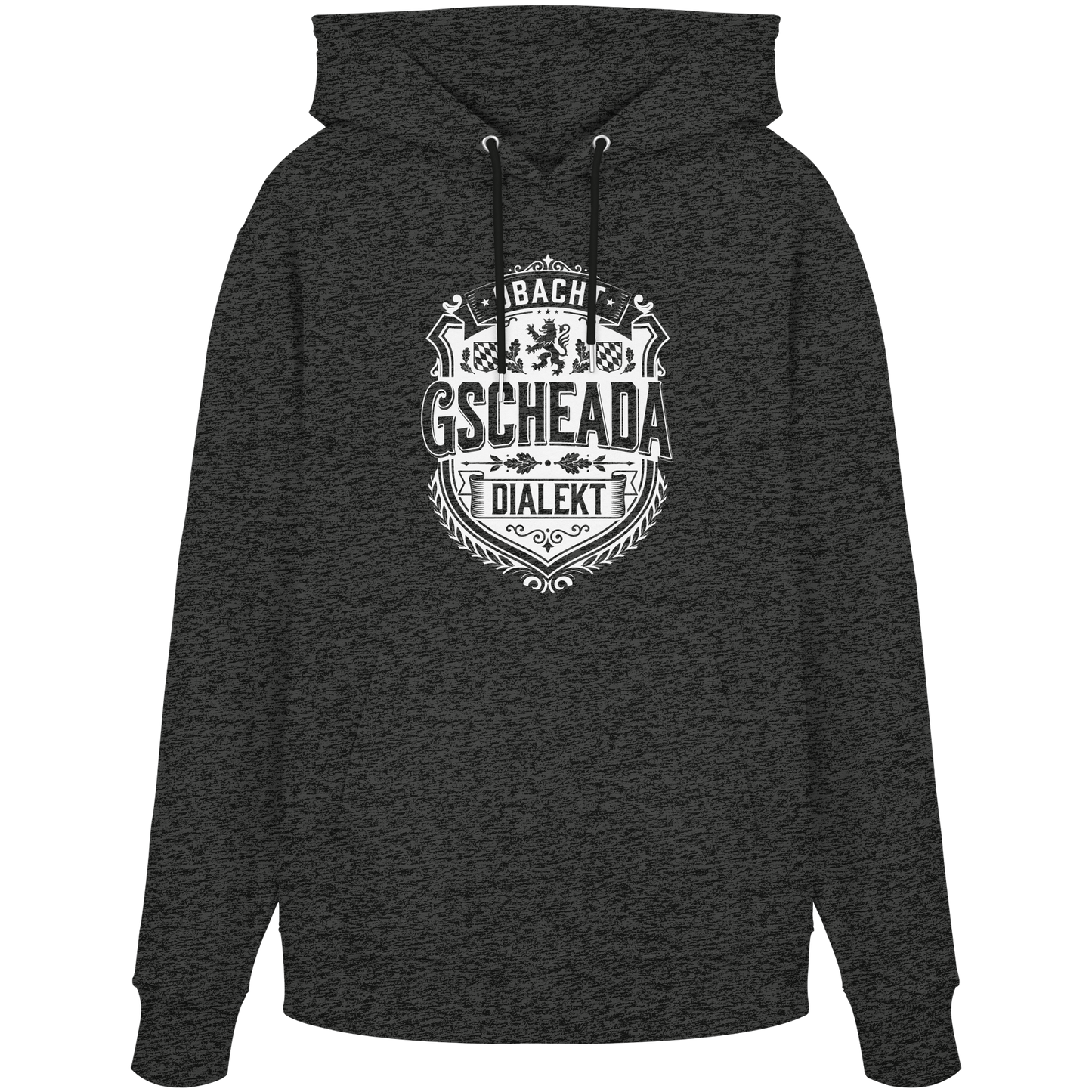 OBACHT GSCHEADA DIALEKT - Organic Unisex Hoodie - BayrischerHumor