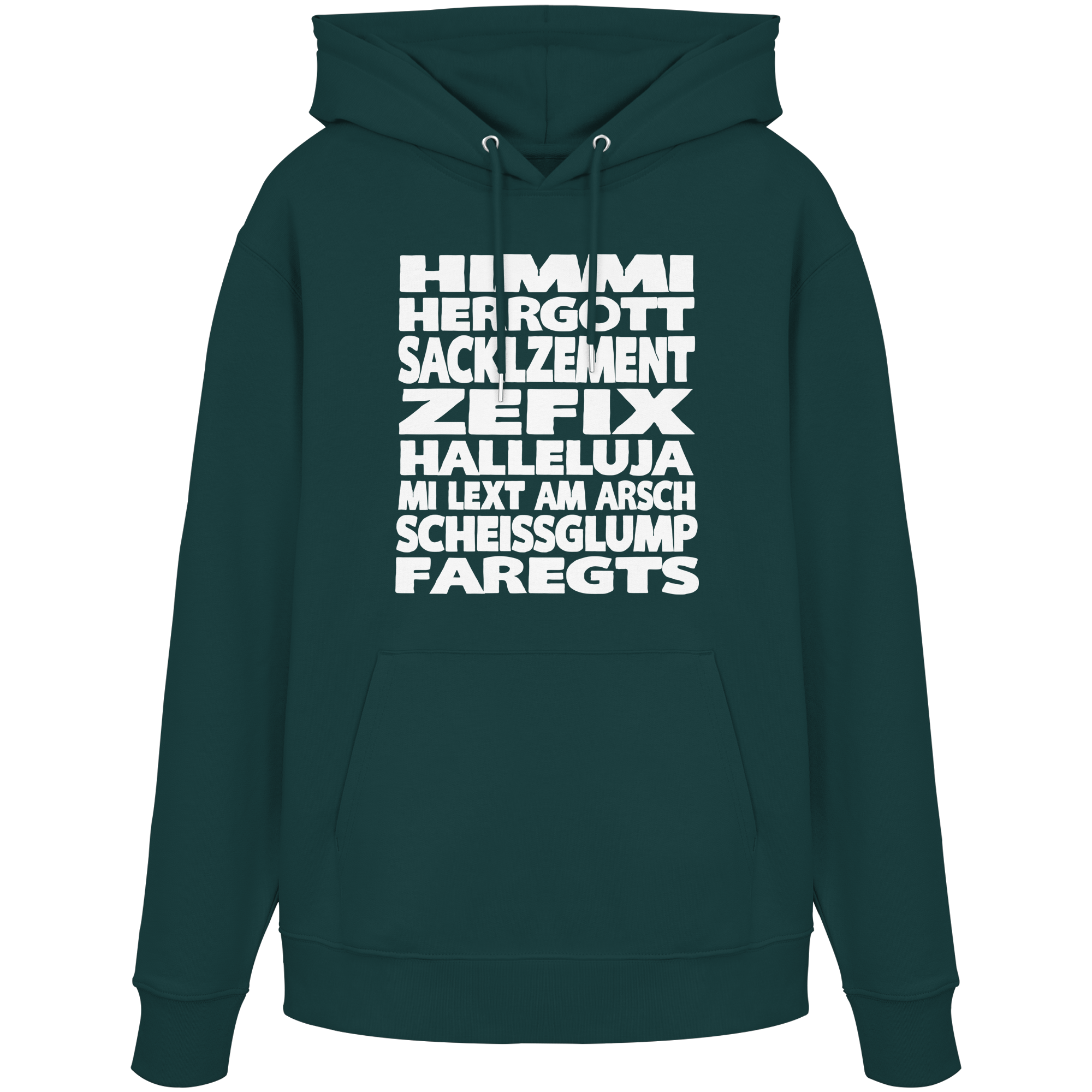HIMMI HERRGOTT - Organic Hoodie - BayrischerHumor