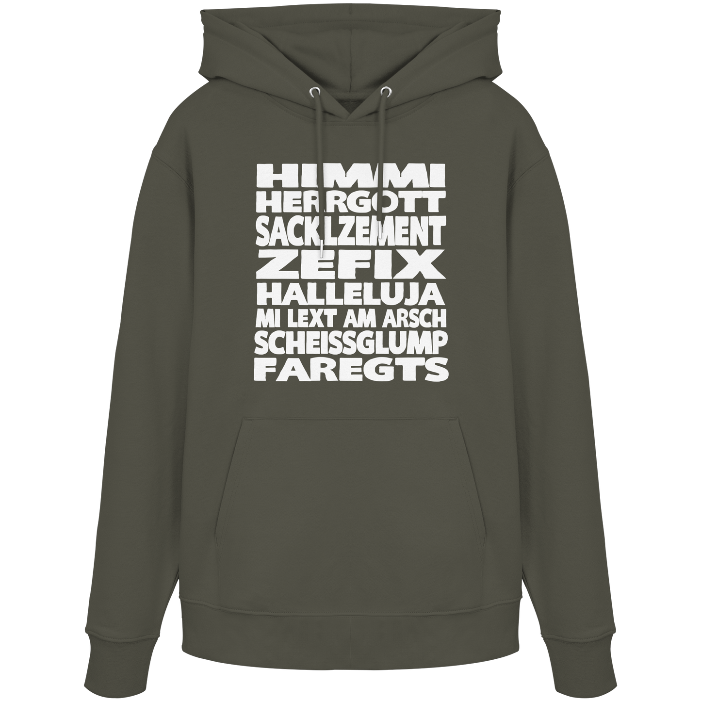 HIMMI HERRGOTT - Organic Hoodie - BayrischerHumor