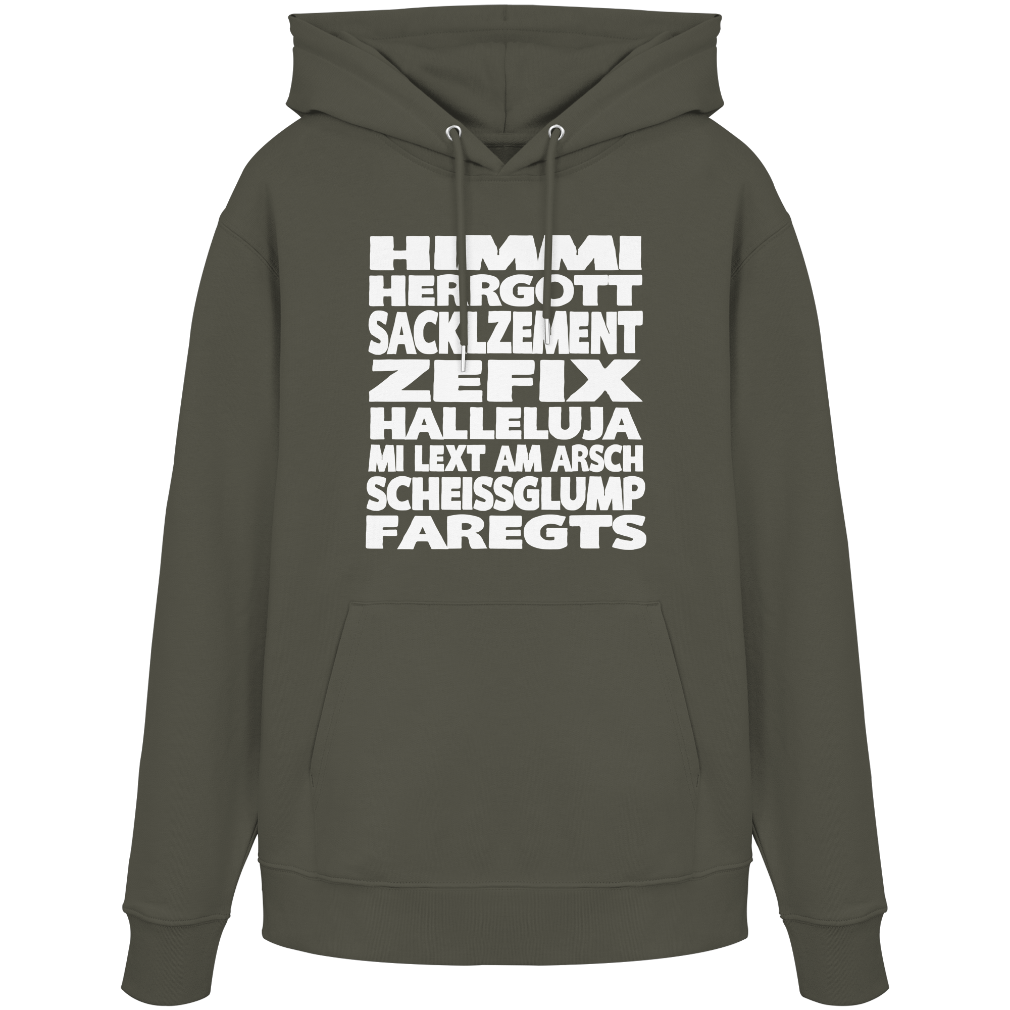 HIMMI HERRGOTT - Organic Hoodie - BayrischerHumor