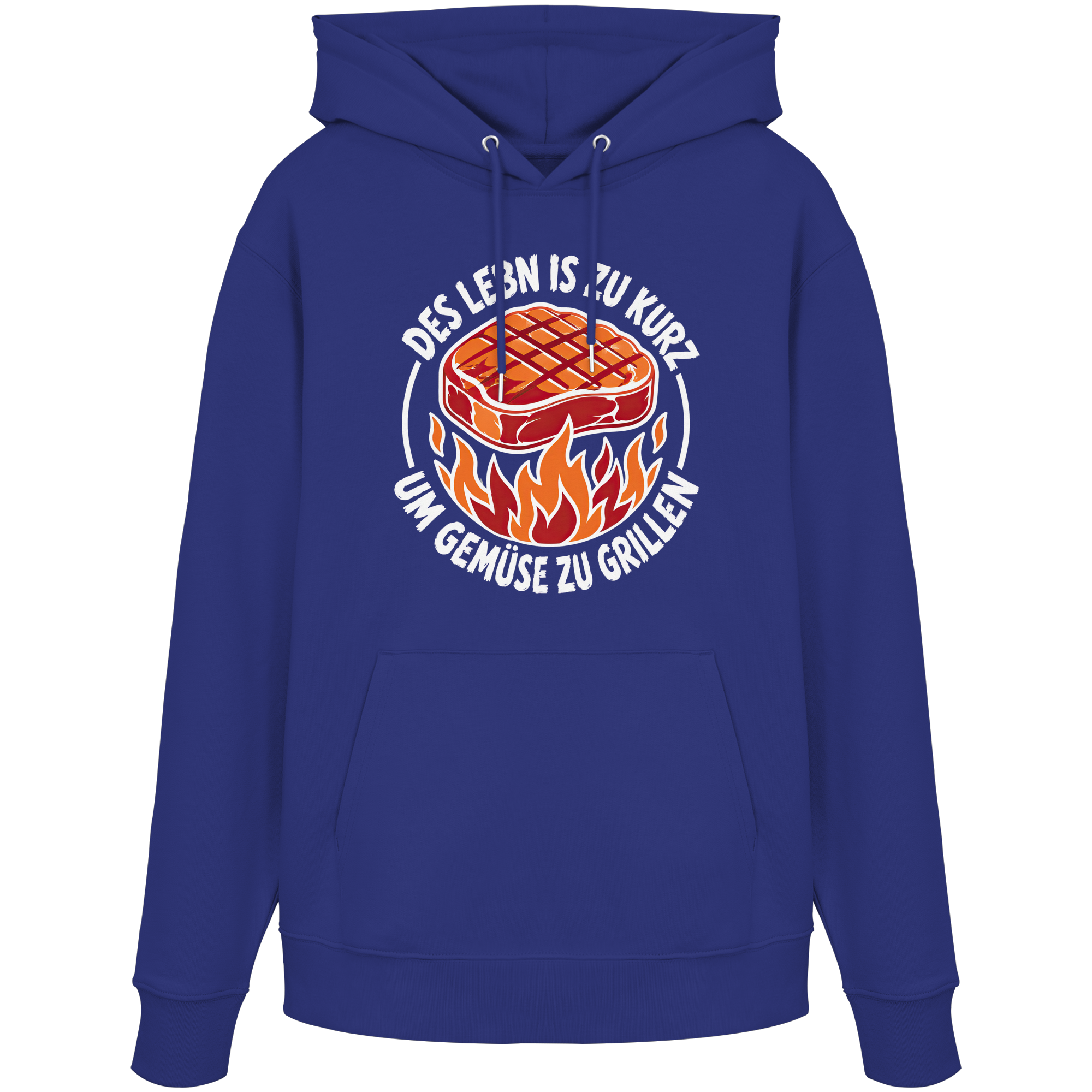 DES LEBN IS ZU KURZ - UM GEMÜSE ZU GRILLEN - Organic Hoodie
