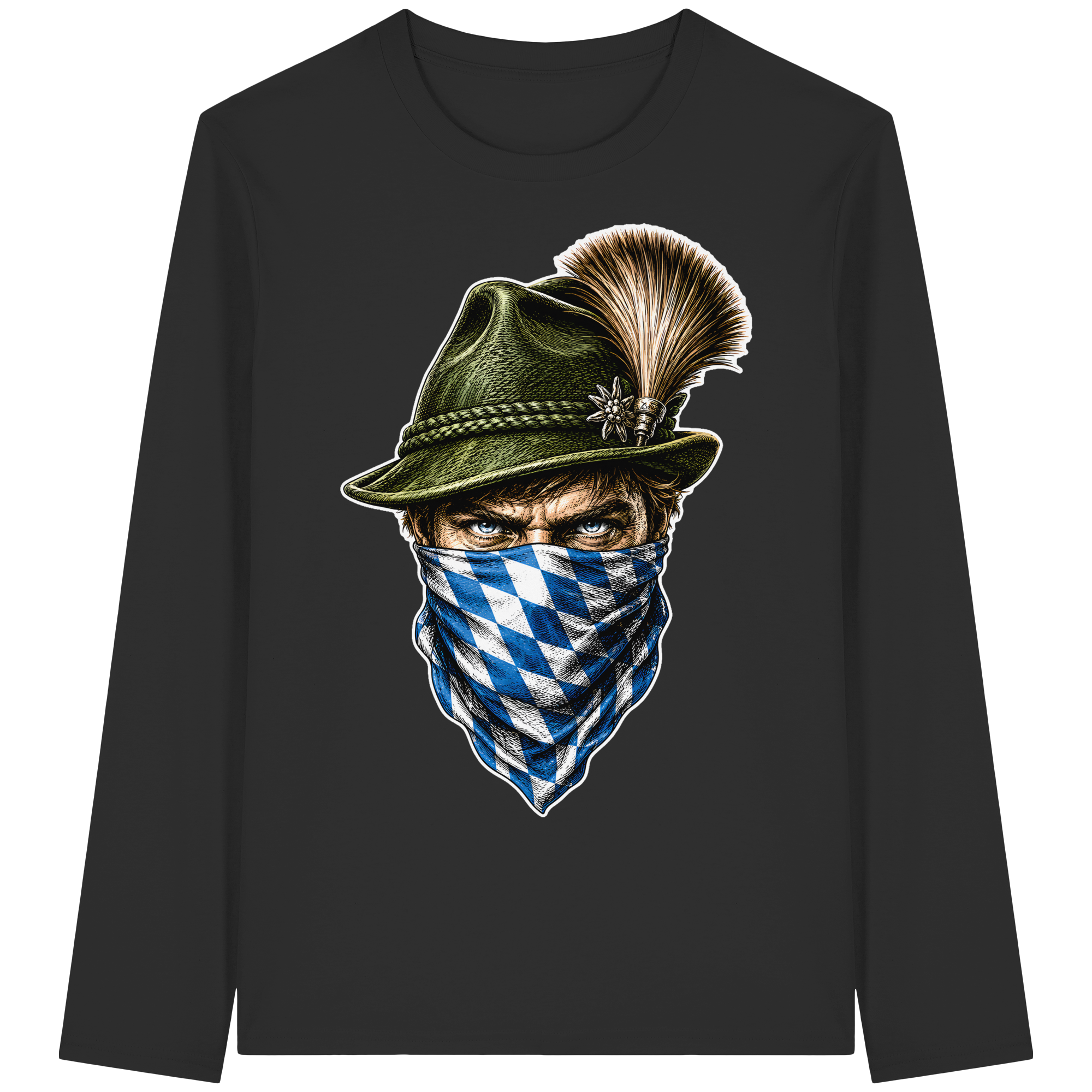 Bayerischer Bandit - Organic Longsleeve T-Shirt