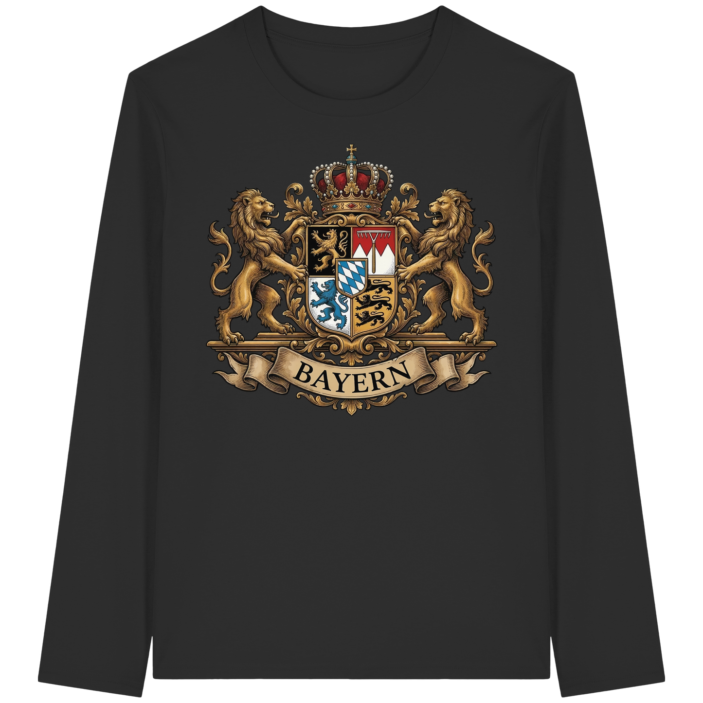 BAYERN - Organic Longsleeve T-Shirt - BayrischerHumor