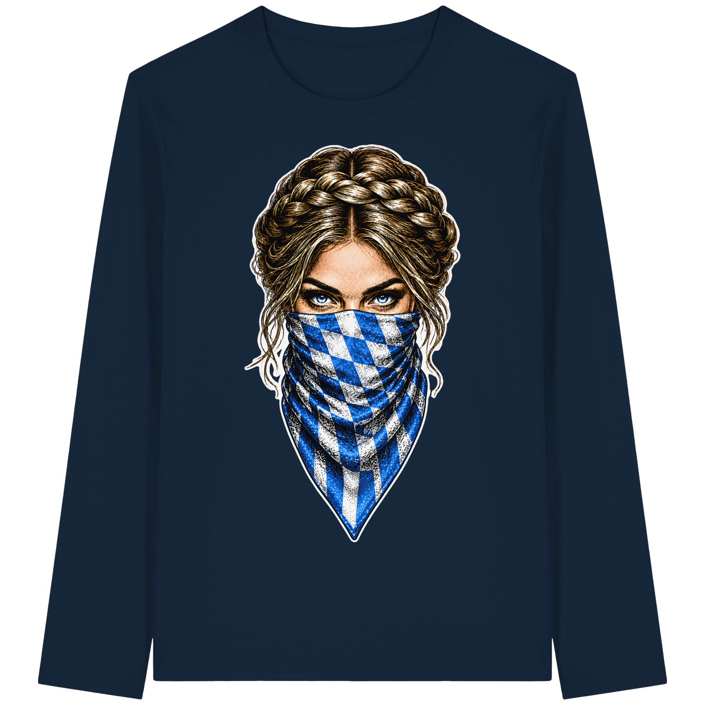 Bayerische Banditin - Organic Longsleeve T-Shirt