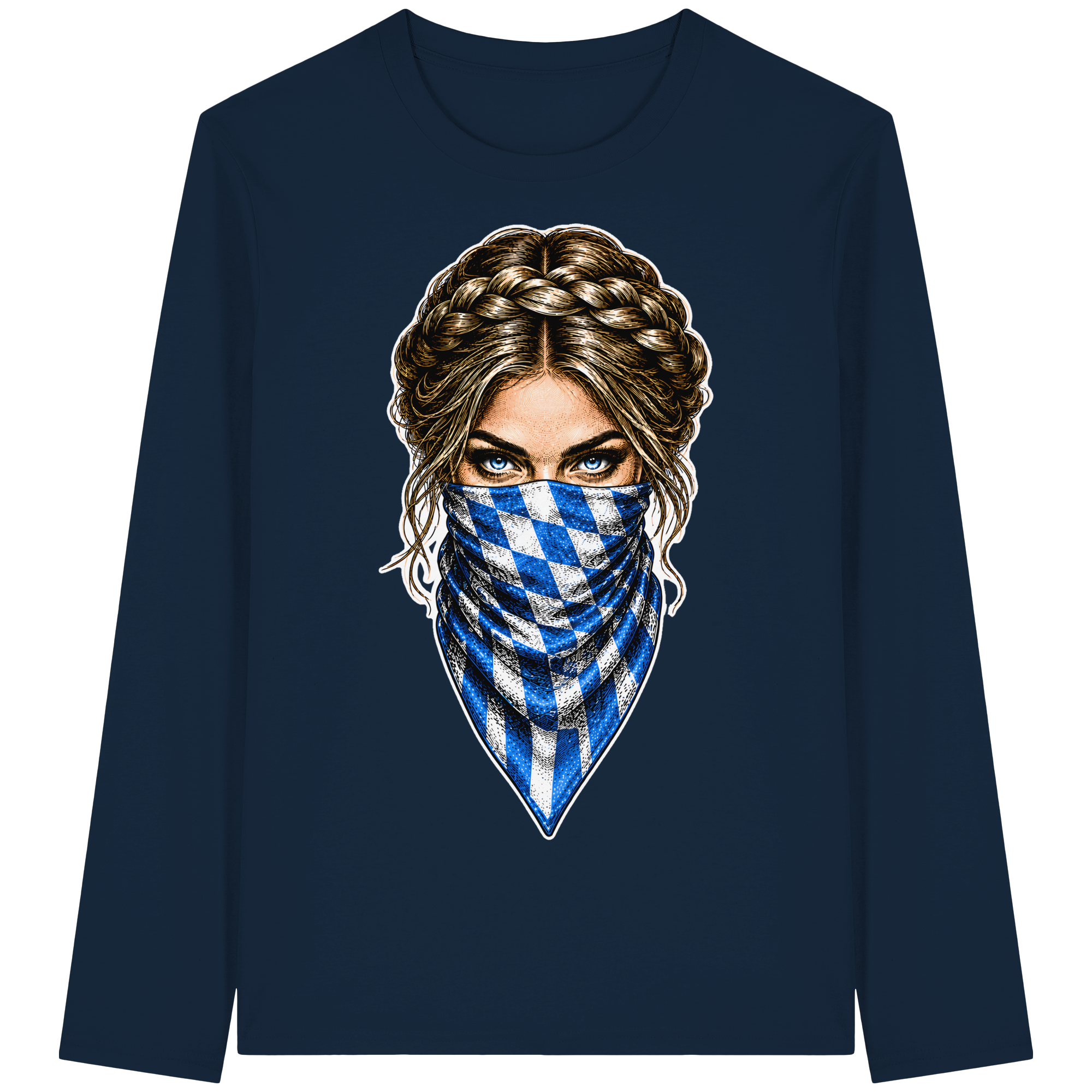 Bayerische Banditin - Organic Longsleeve T-Shirt