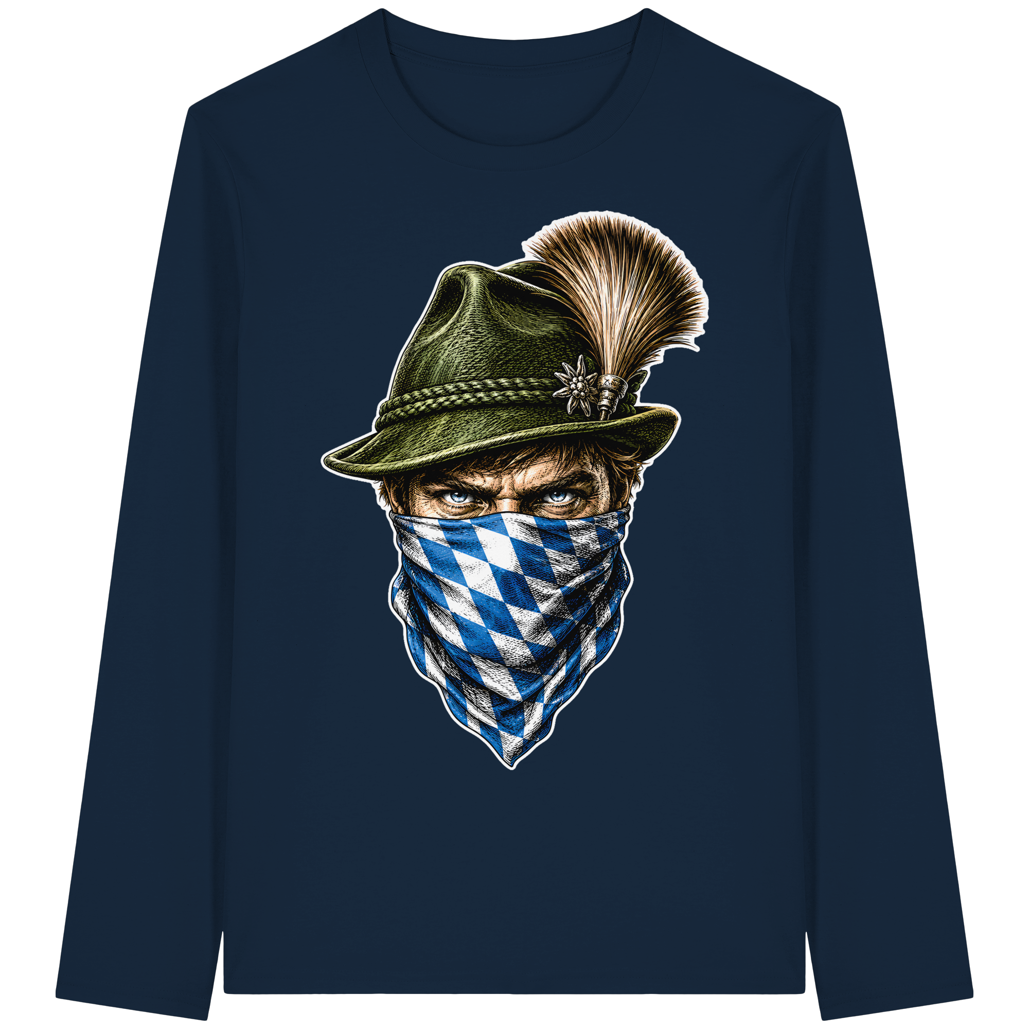 Bayerischer Bandit - Organic Longsleeve T-Shirt