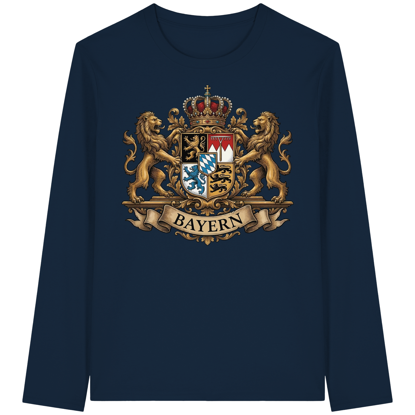 BAYERN - Organic Longsleeve T-Shirt - BayrischerHumor