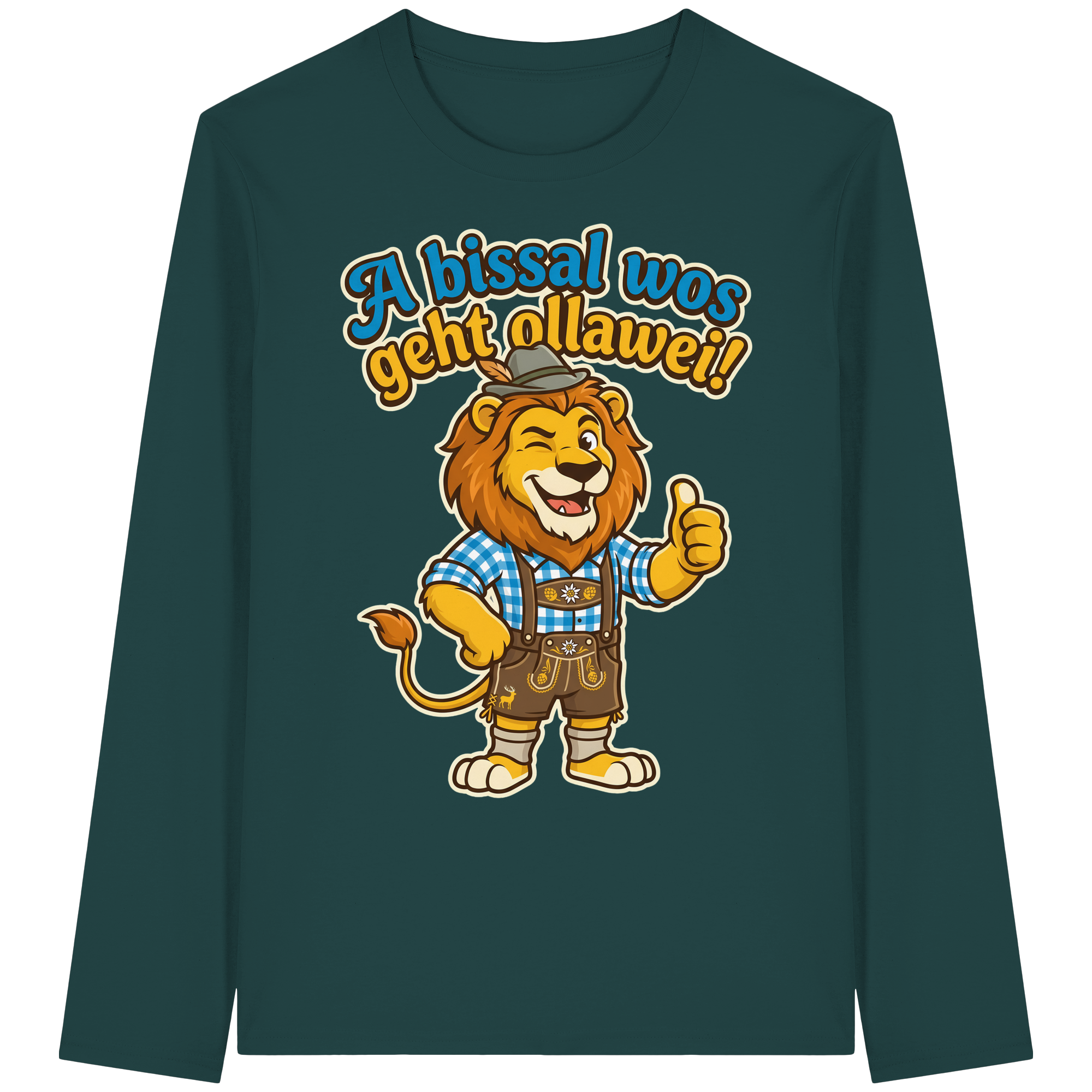 A BISSAL WOS GEHT OLLAWEI! - Organic Longsleeve T-Shirt