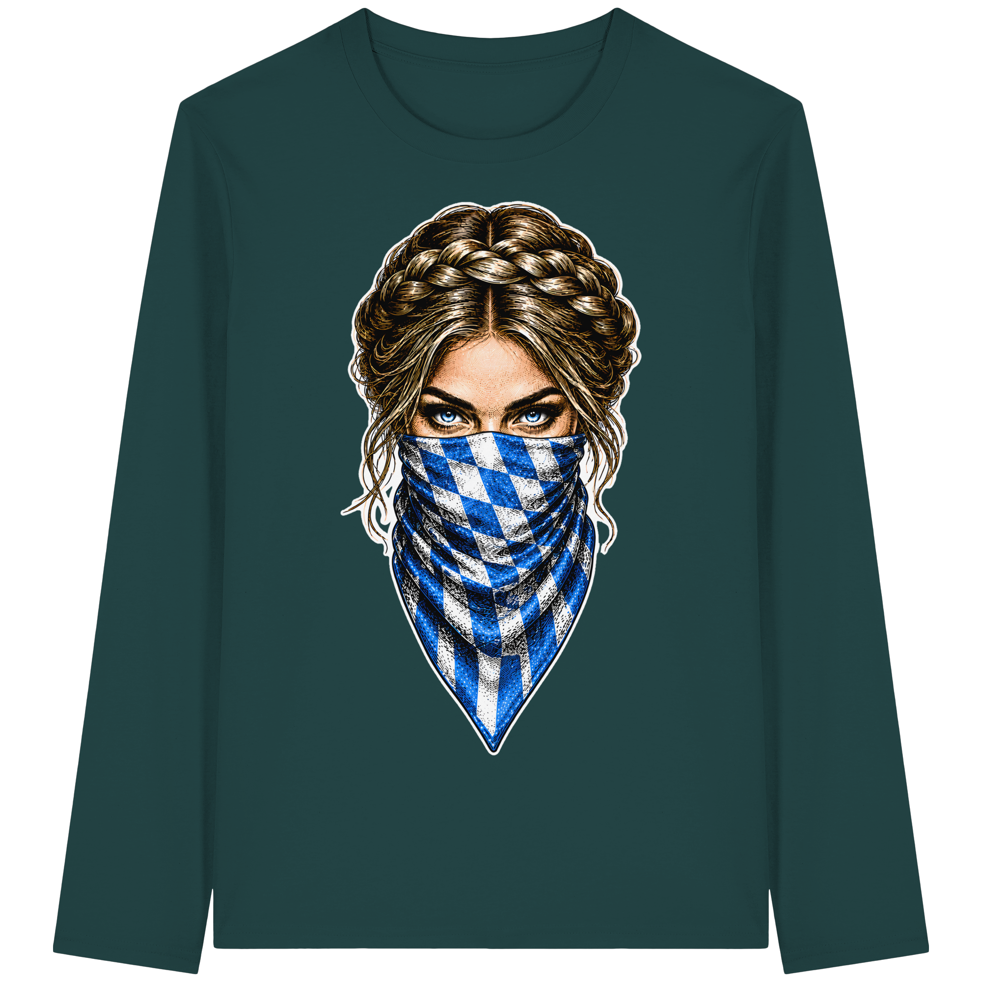 Bayerische Banditin - Organic Longsleeve T-Shirt