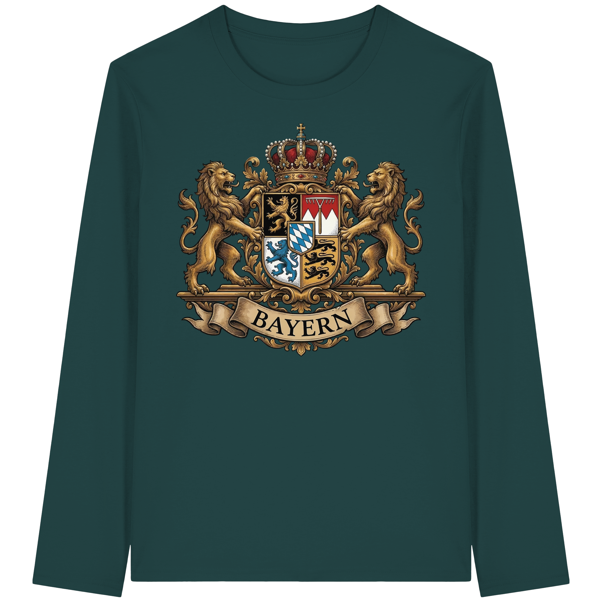 BAYERN - Organic Longsleeve T-Shirt - BayrischerHumor