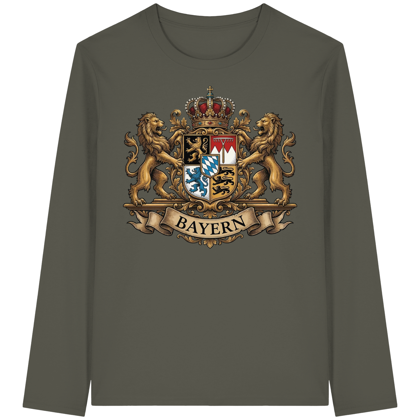BAYERN - Organic Longsleeve T-Shirt - BayrischerHumor