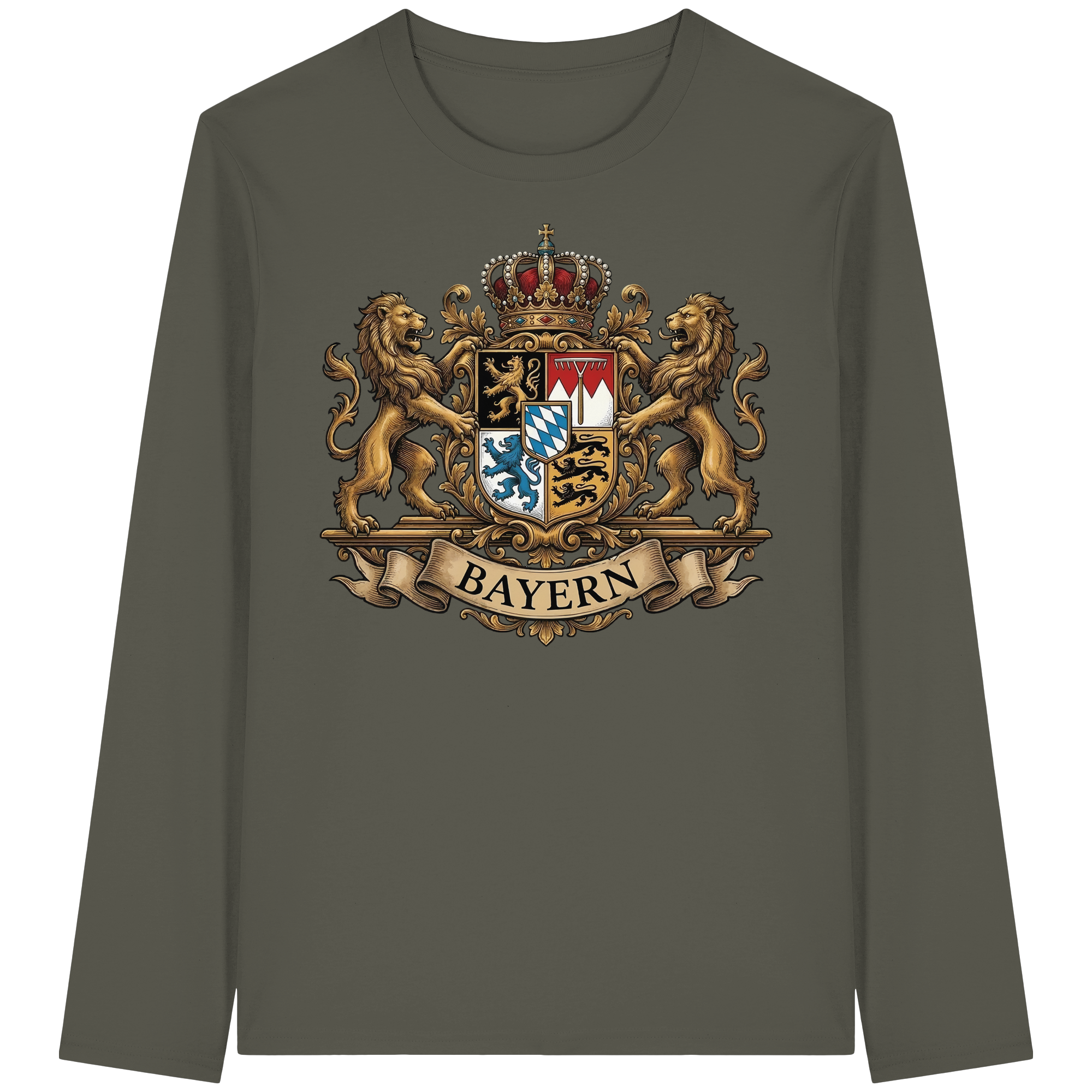 BAYERN - Organic Longsleeve T-Shirt - BayrischerHumor