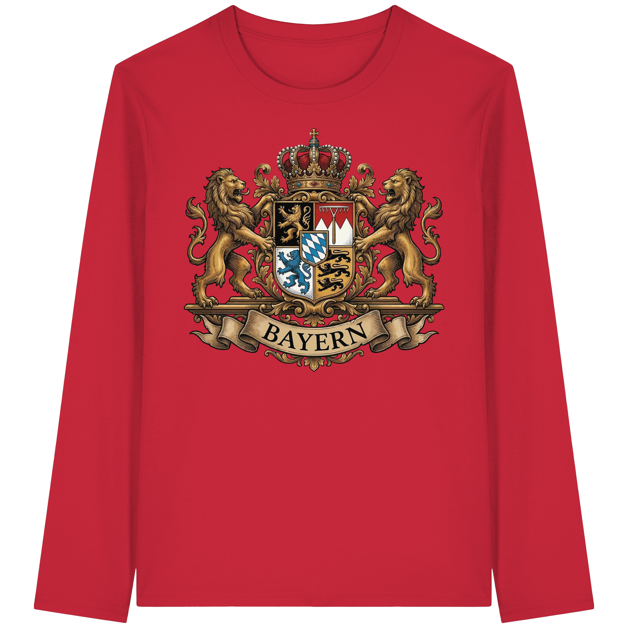 BAYERN - Organic Longsleeve T-Shirt - BayrischerHumor