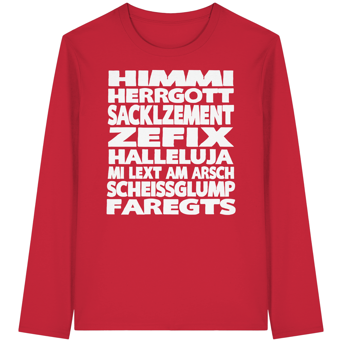 HIMMI HERRGOTT - Organic Longsleeve T-Shirt - BayrischerHumor