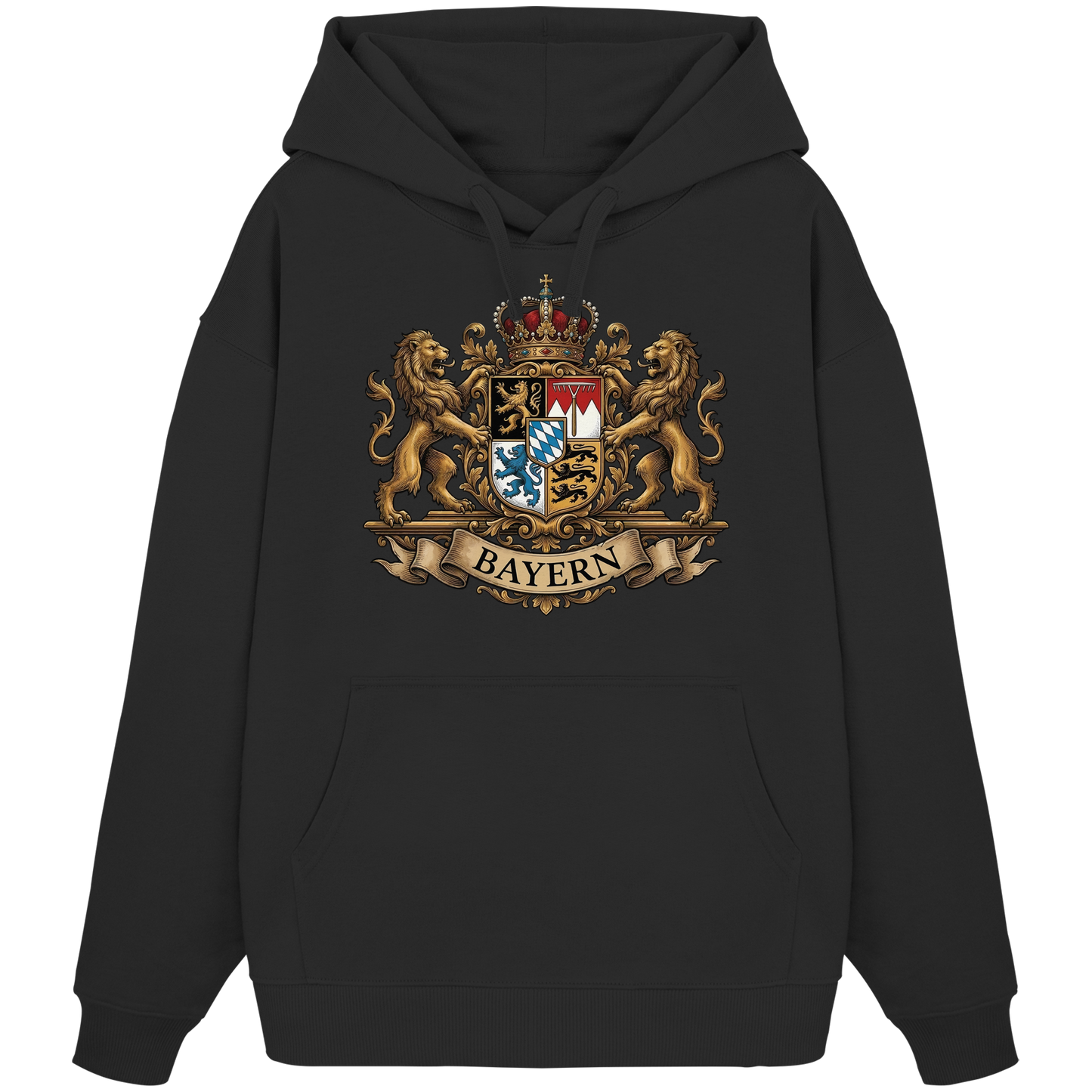 BAYERN - Organic Oversize Hoodie - BayrischerHumor