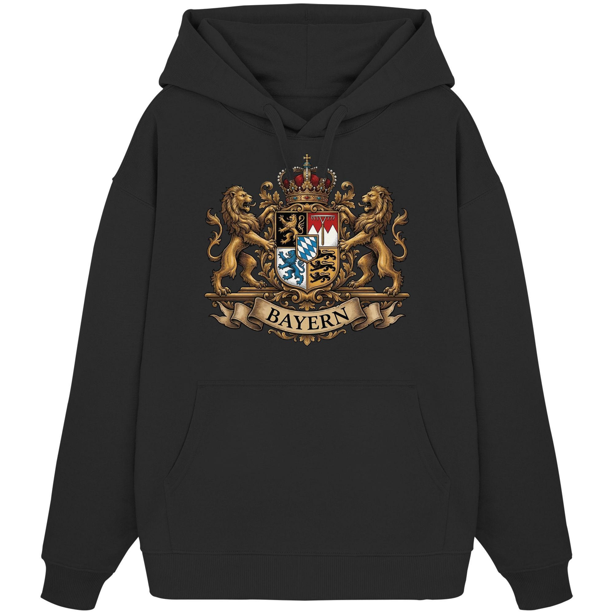 BAYERN - Organic Oversize Hoodie - BayrischerHumor