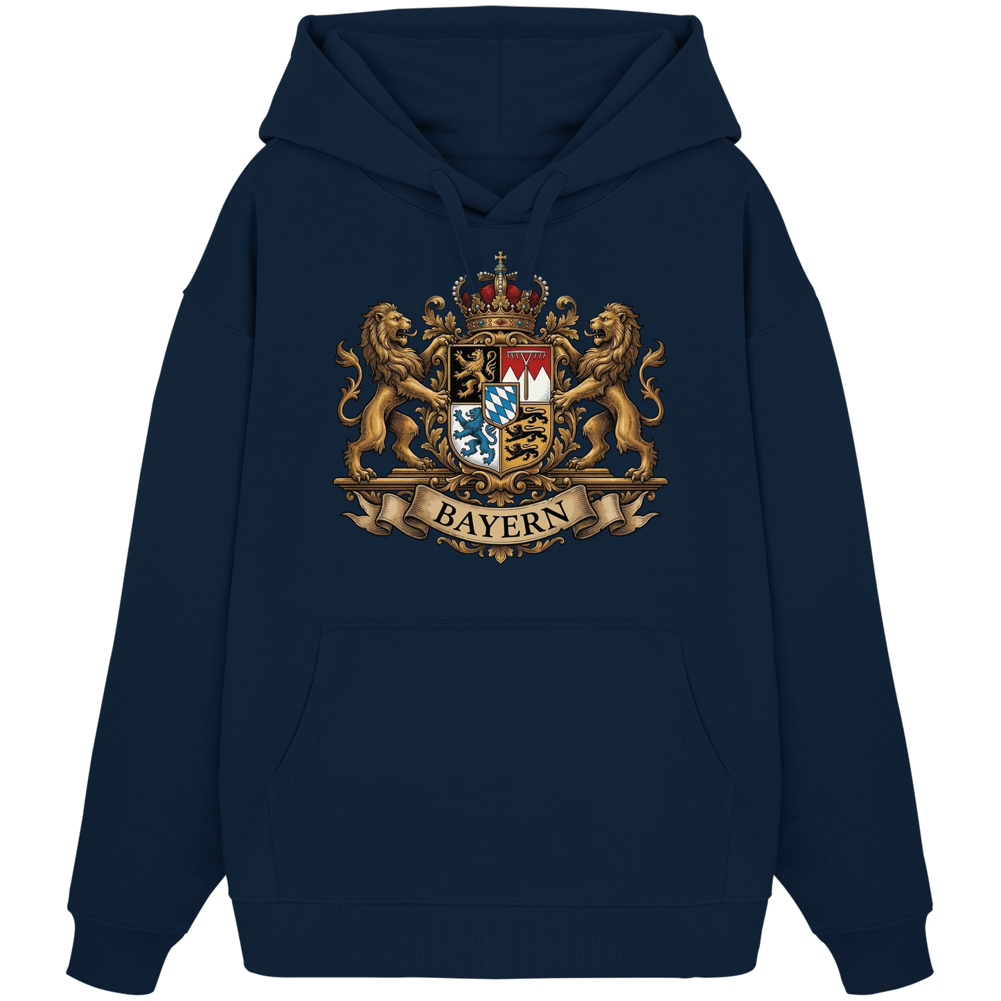 BAYERN - Organic Oversize Hoodie - BayrischerHumor