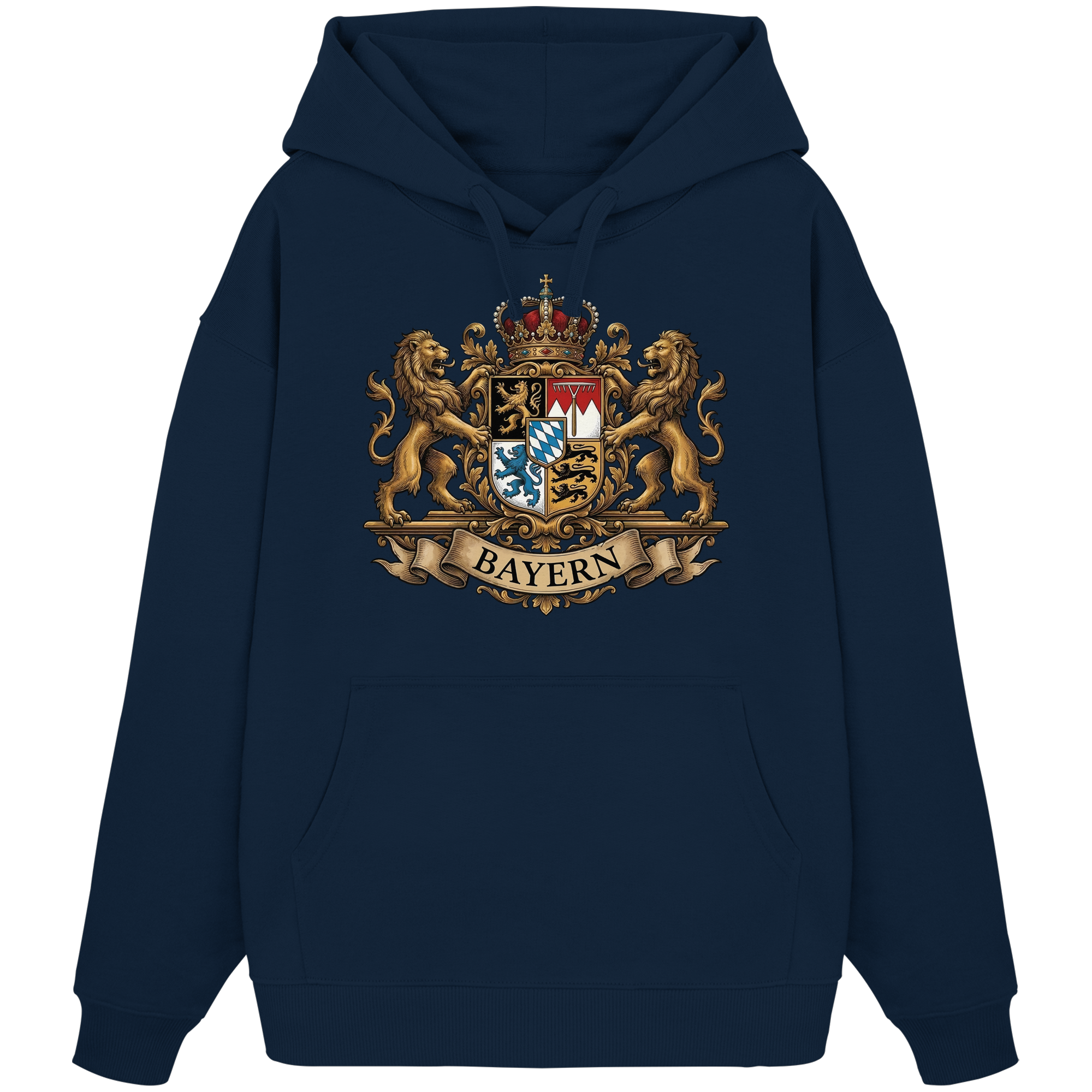 BAYERN - Organic Oversize Hoodie - BayrischerHumor