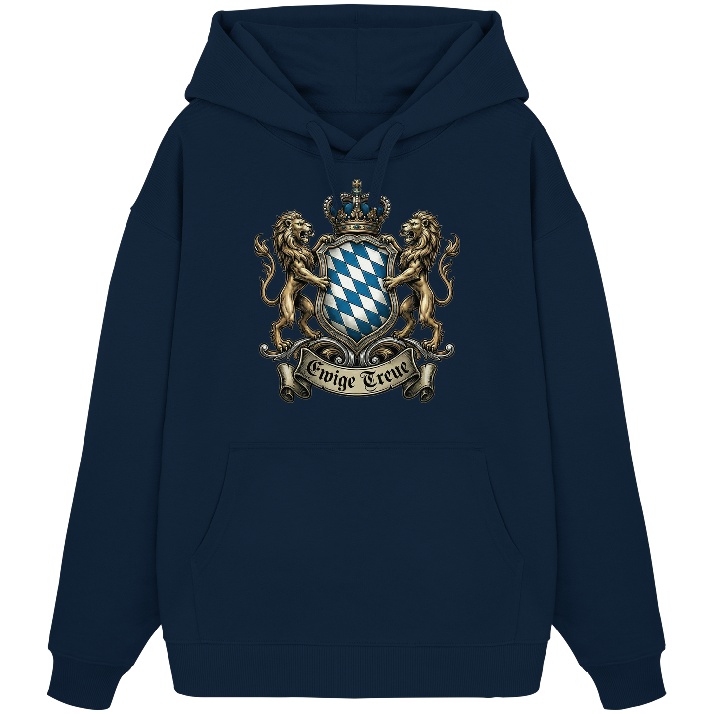 EWIGE TREUE - Organic Oversize Hoodie - BayrischerHumor