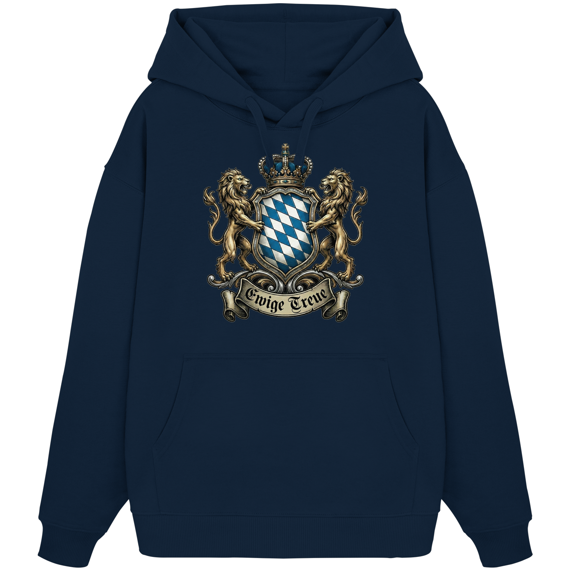 EWIGE TREUE - Organic Oversize Hoodie - BayrischerHumor