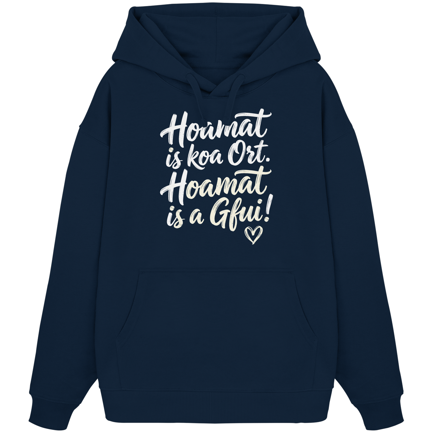HOAMAT IS KOA ORT. HOAMAT IS A GFUI! - Organic Oversize Hoodie