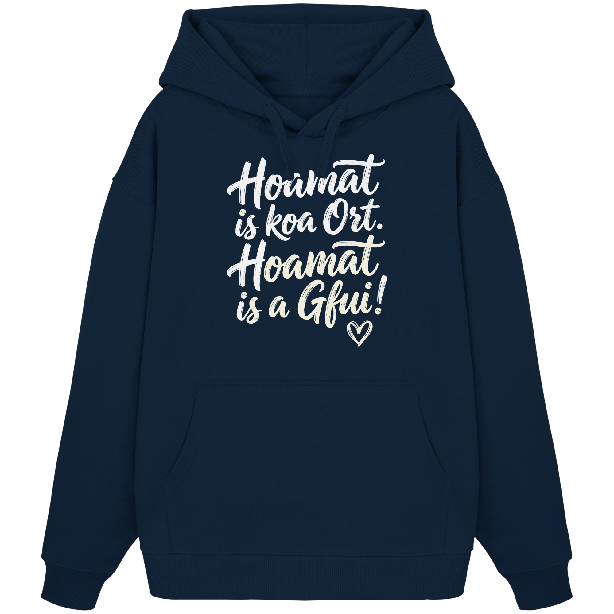 HOAMAT IS KOA ORT. HOAMAT IS A GFUI! - Organic Oversize Hoodie