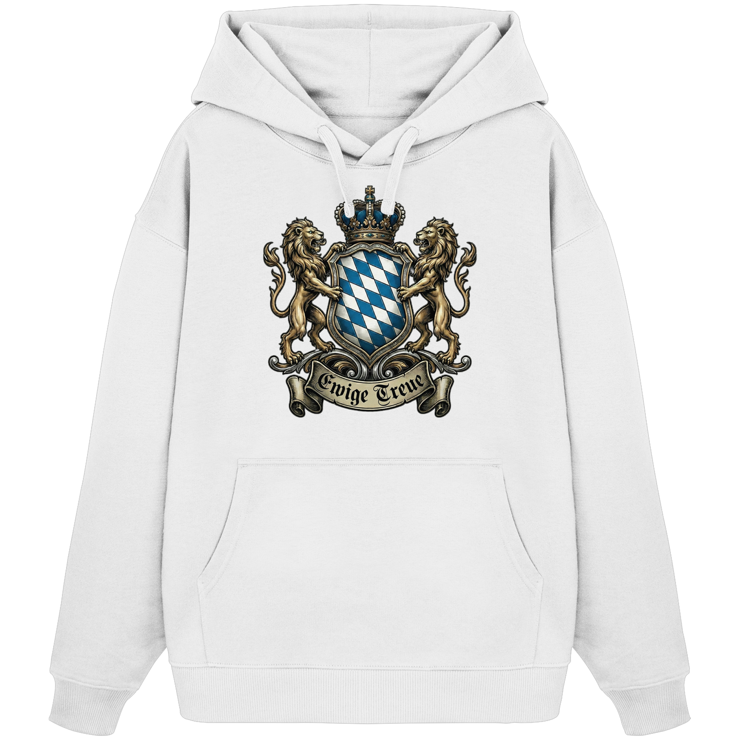 EWIGE TREUE - Organic Oversize Hoodie - BayrischerHumor