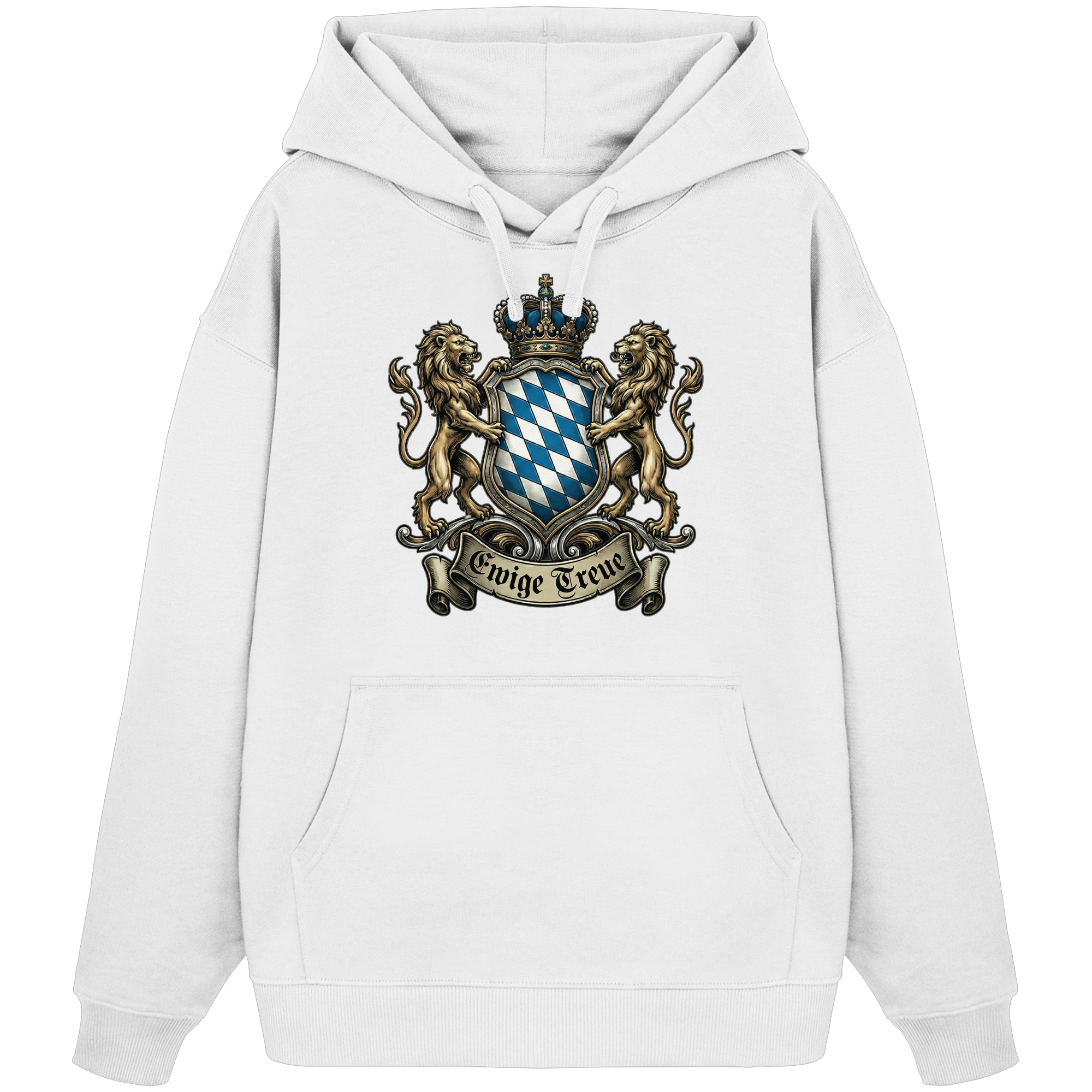EWIGE TREUE - Organic Oversize Hoodie - BayrischerHumor