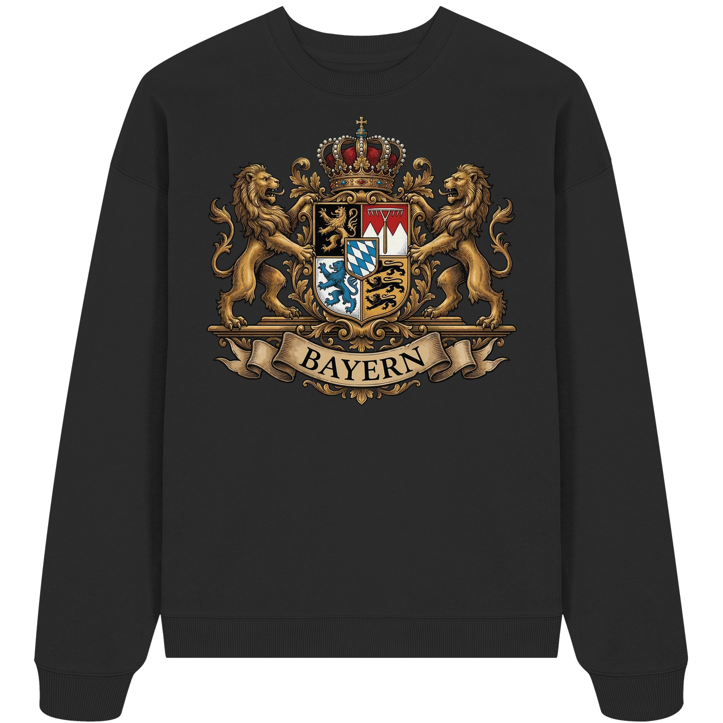 BAYERN - Organic Oversize Sweatshirt - BayrischerHumor