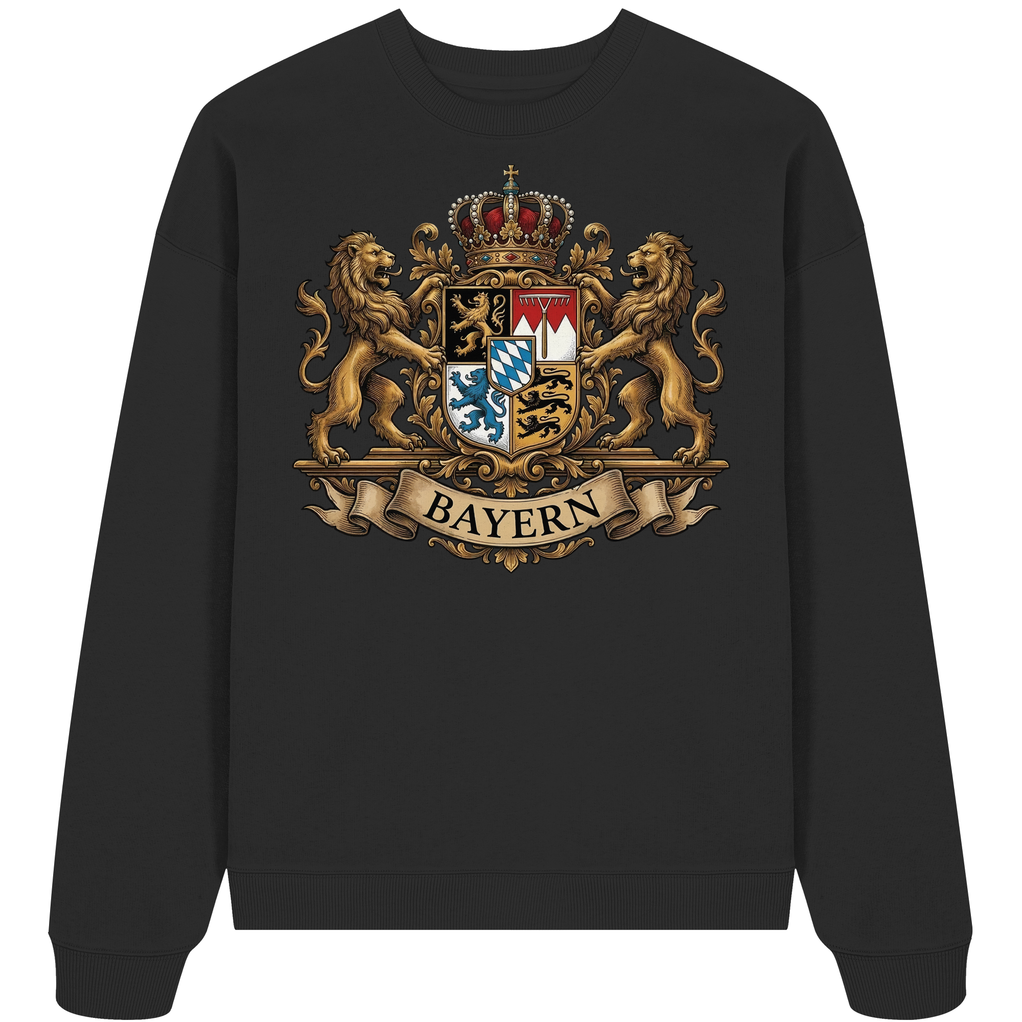 BAYERN - Organic Oversize Sweatshirt - BayrischerHumor