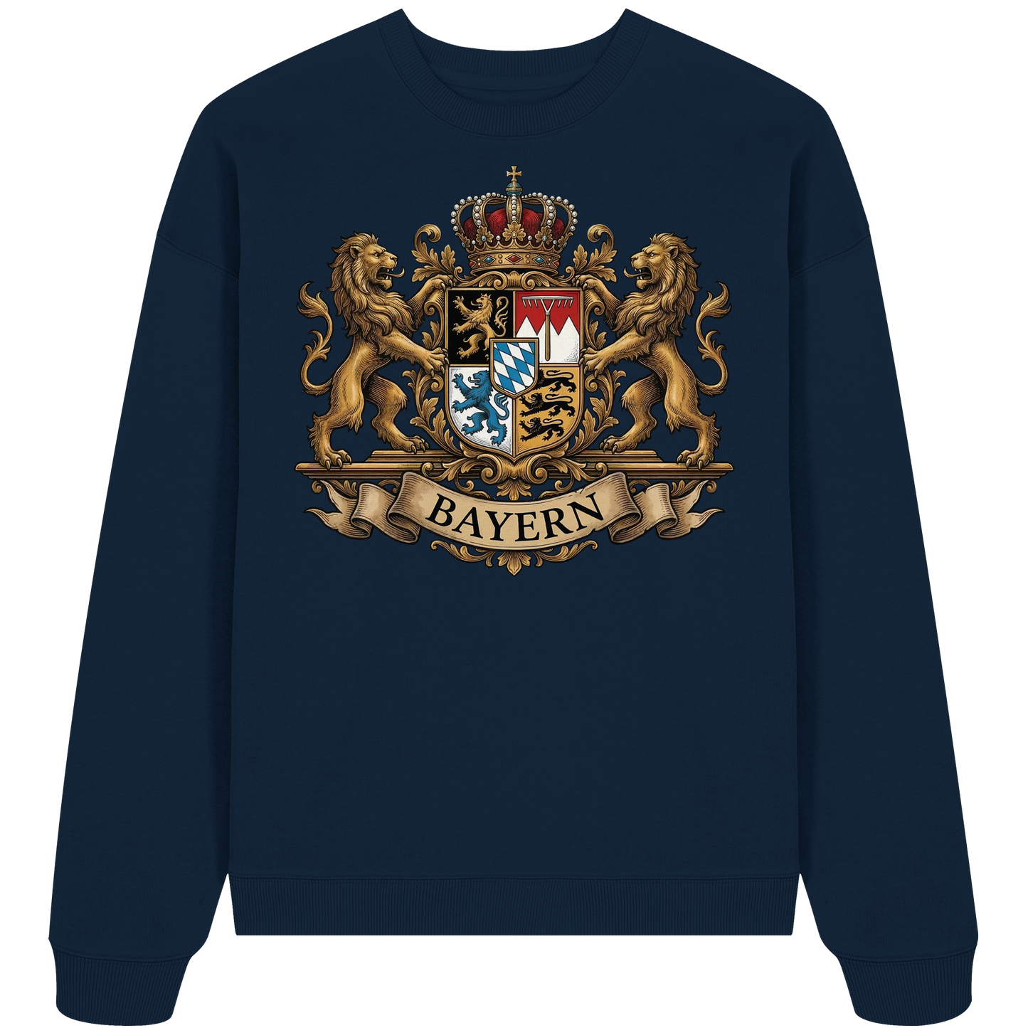 BAYERN - Organic Oversize Sweatshirt - BayrischerHumor