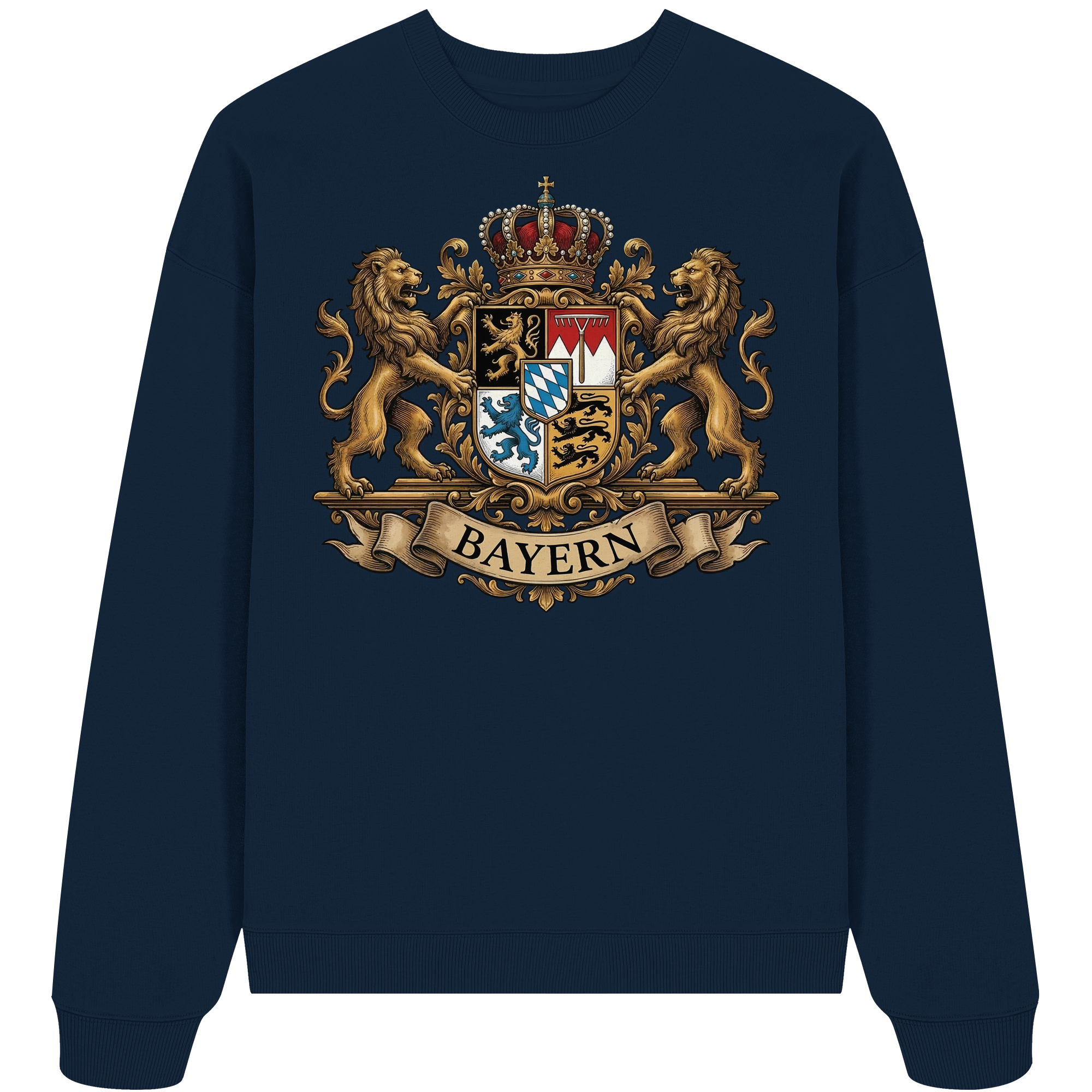 BAYERN - Organic Oversize Sweatshirt - BayrischerHumor
