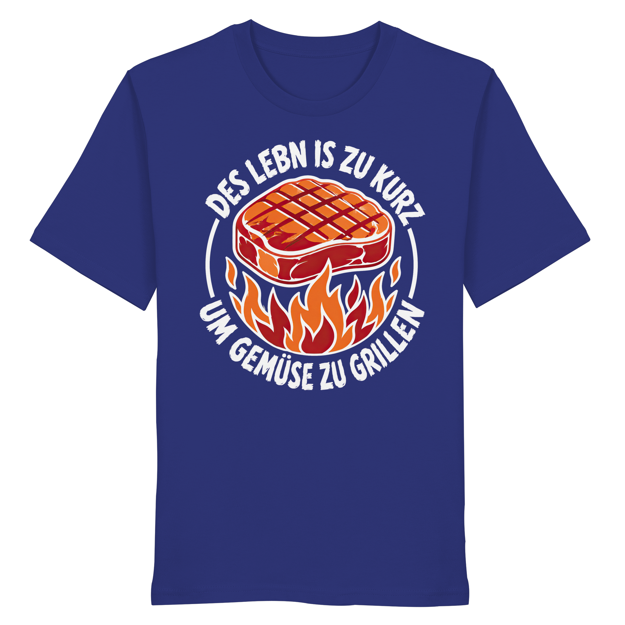 DES LEBN IS ZU KURZ - UM GEMÜSE ZU GRILLEN - Organic Shirt