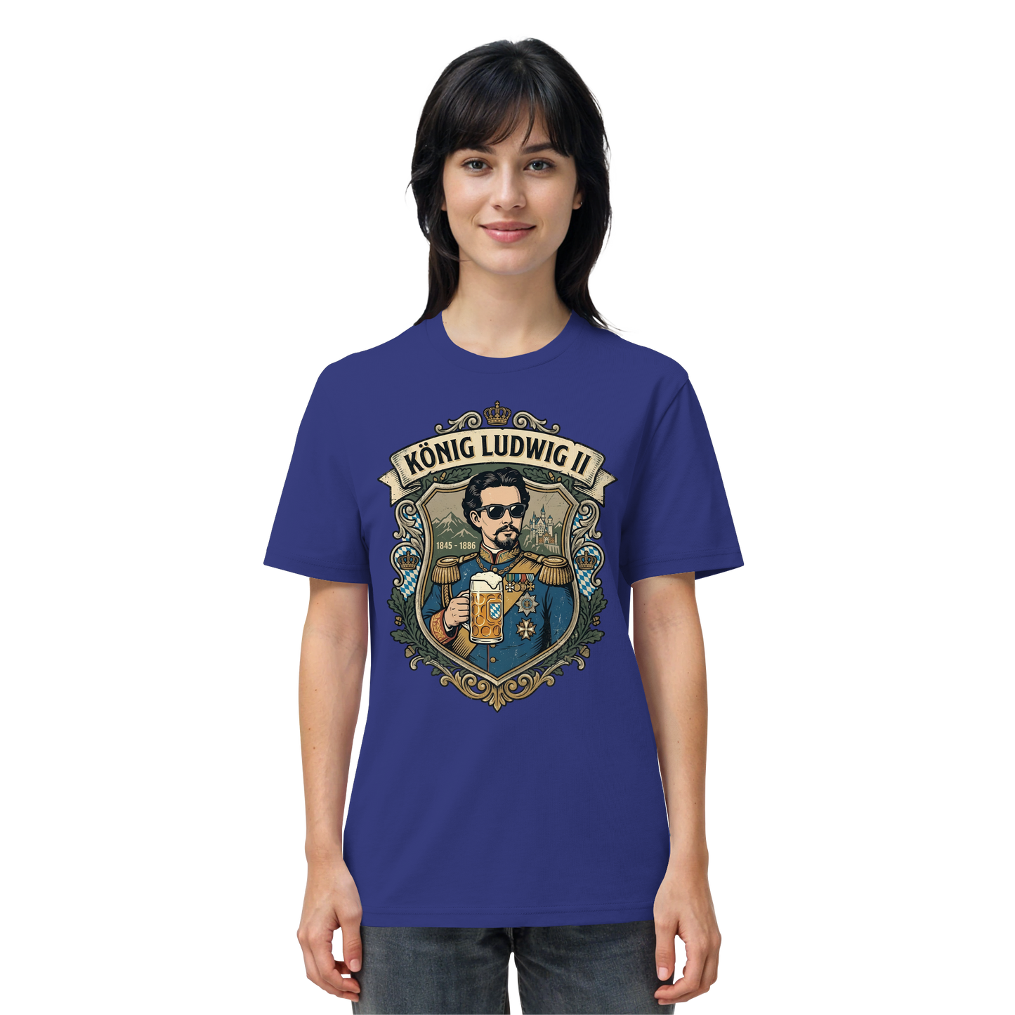 KÖNIG LUDWIG II - Organic Shirt - BayrischerHumor