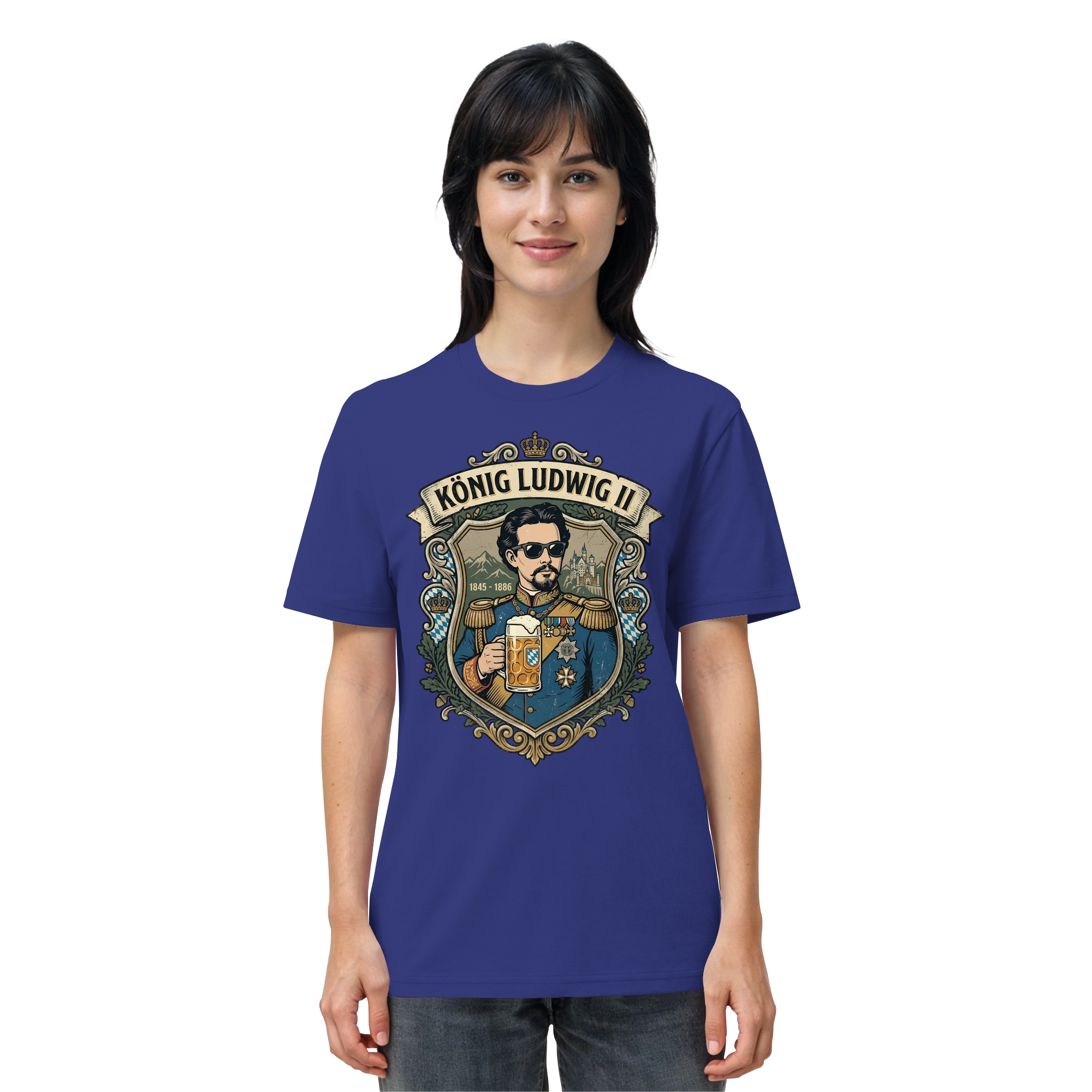 KÖNIG LUDWIG II - Organic Shirt - BayrischerHumor