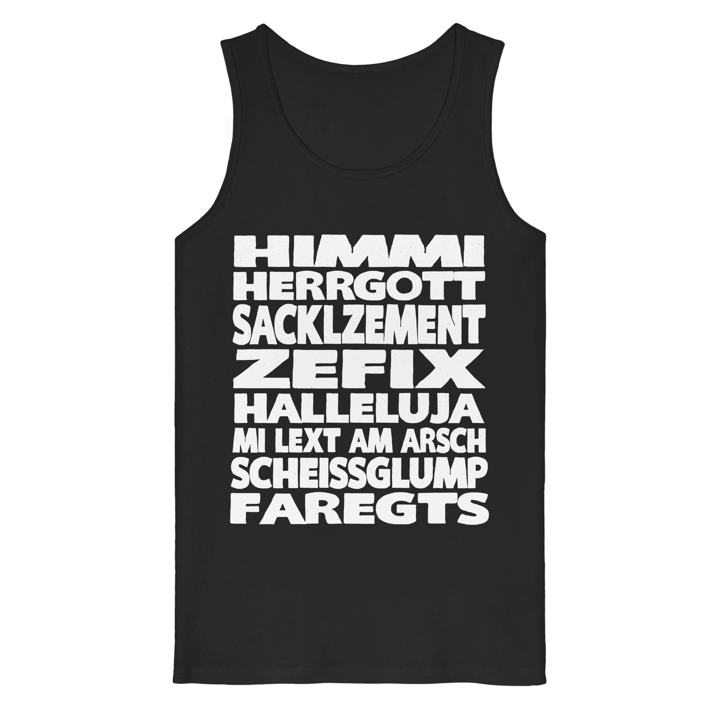 HIMMI HERRGOTT - Organic Tank Top - BayrischerHumor