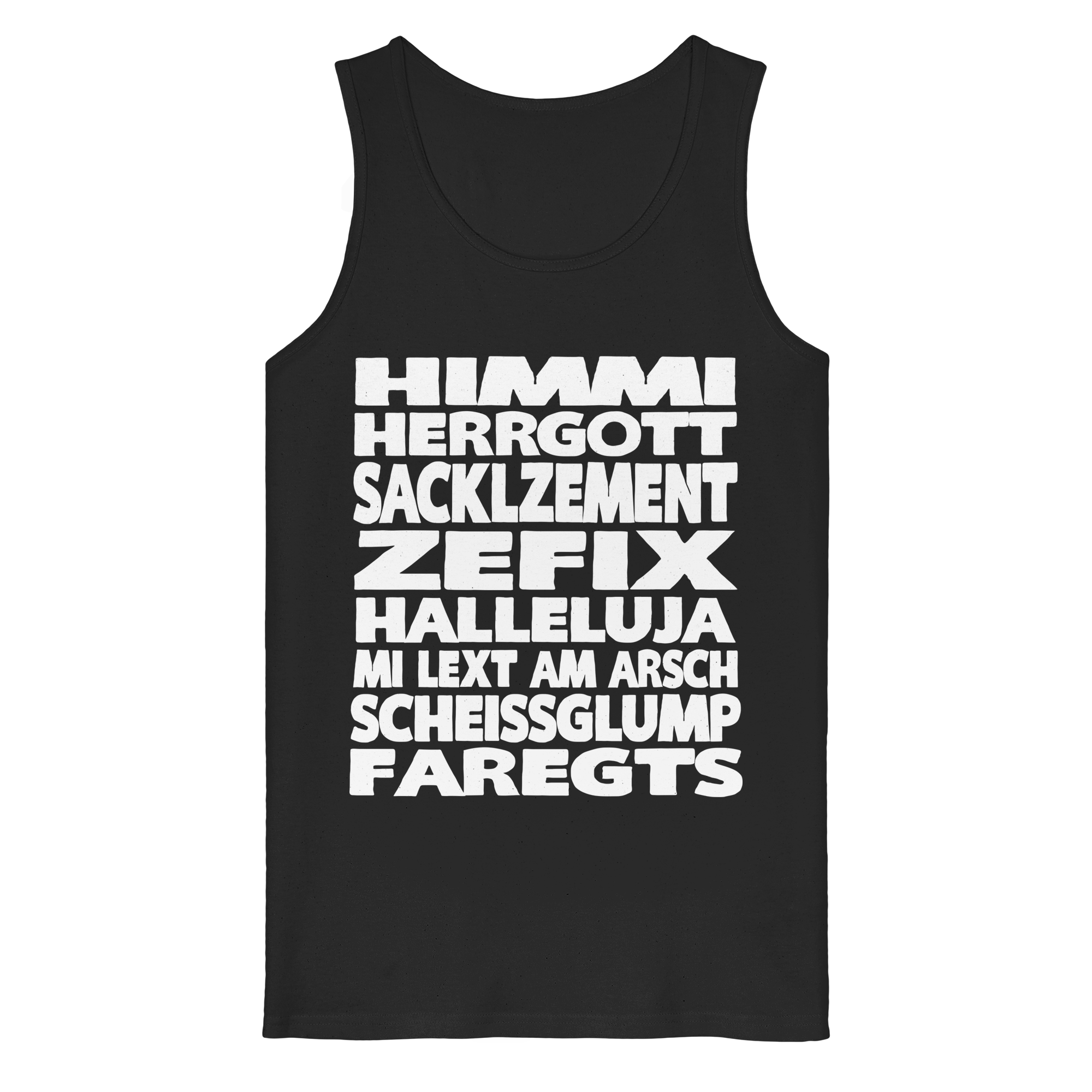 HIMMI HERRGOTT - Organic Tank Top - BayrischerHumor
