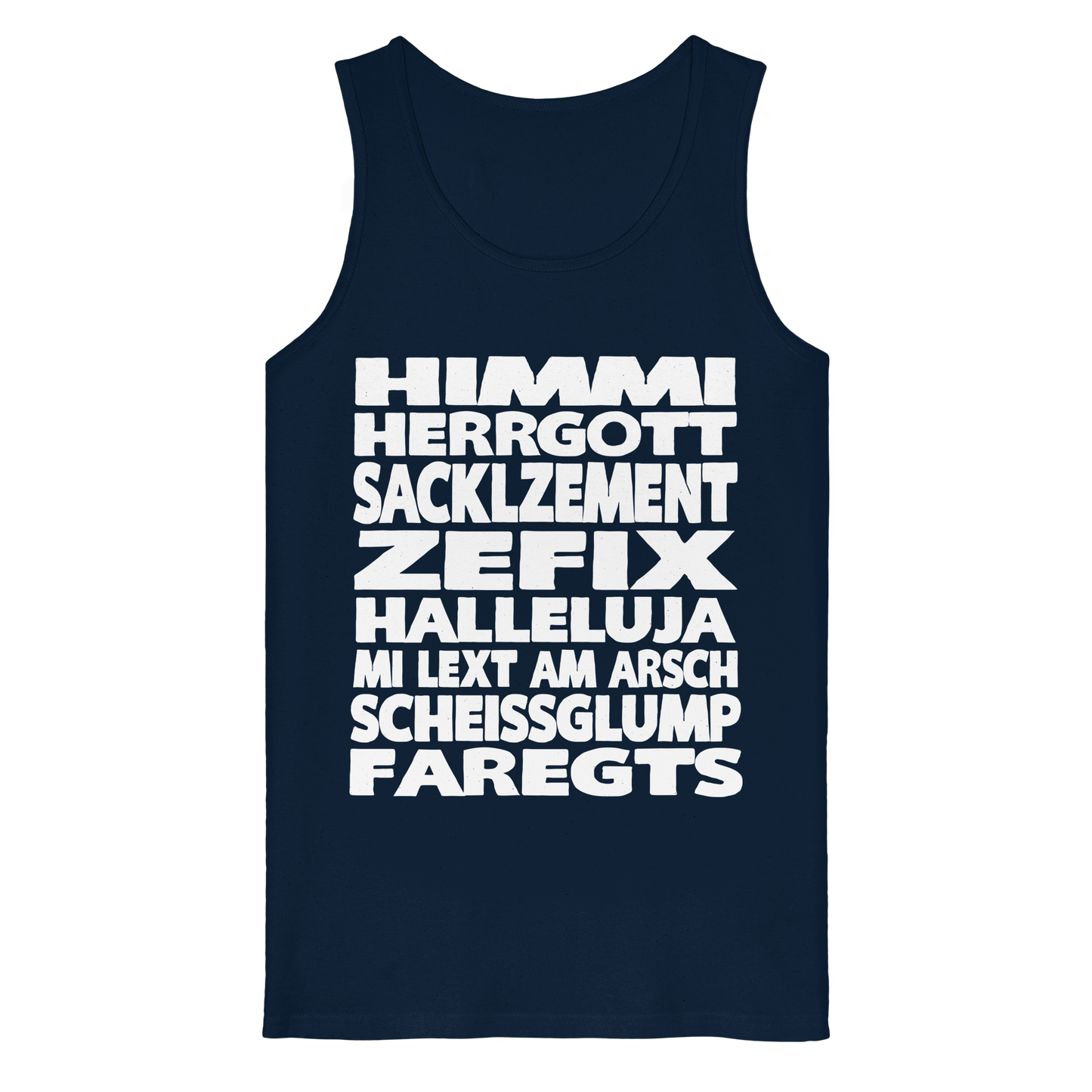 HIMMI HERRGOTT - Organic Tank Top - BayrischerHumor