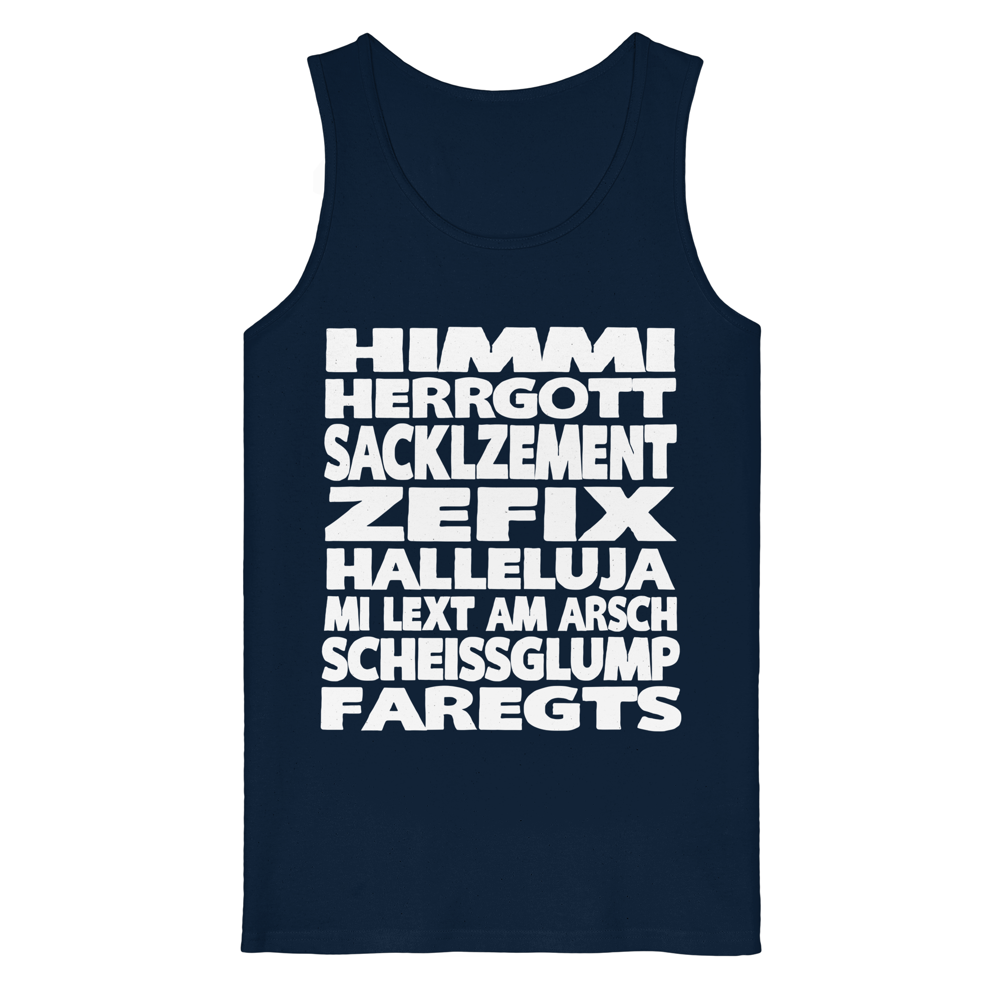 HIMMI HERRGOTT - Organic Tank Top - BayrischerHumor