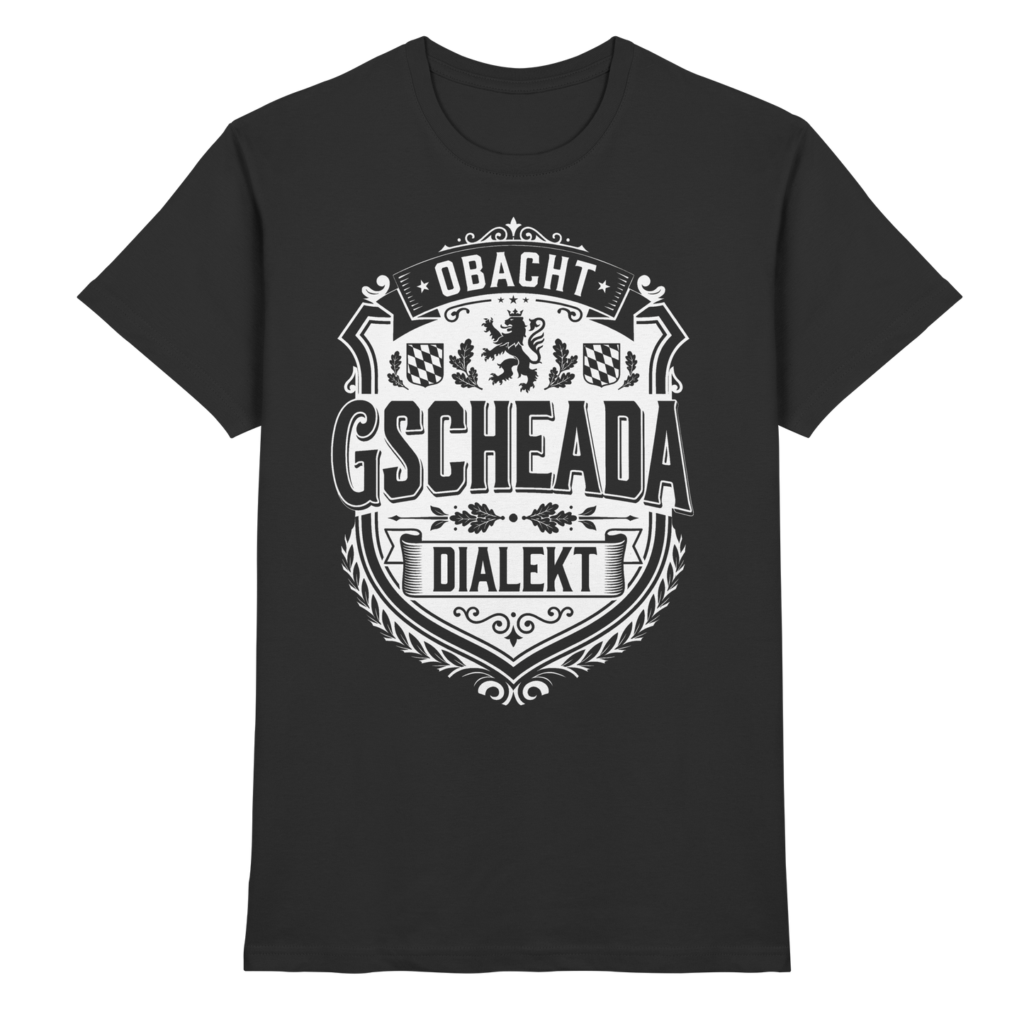 OBACHT GSCHEADA DIALEKT - Premium Shirt