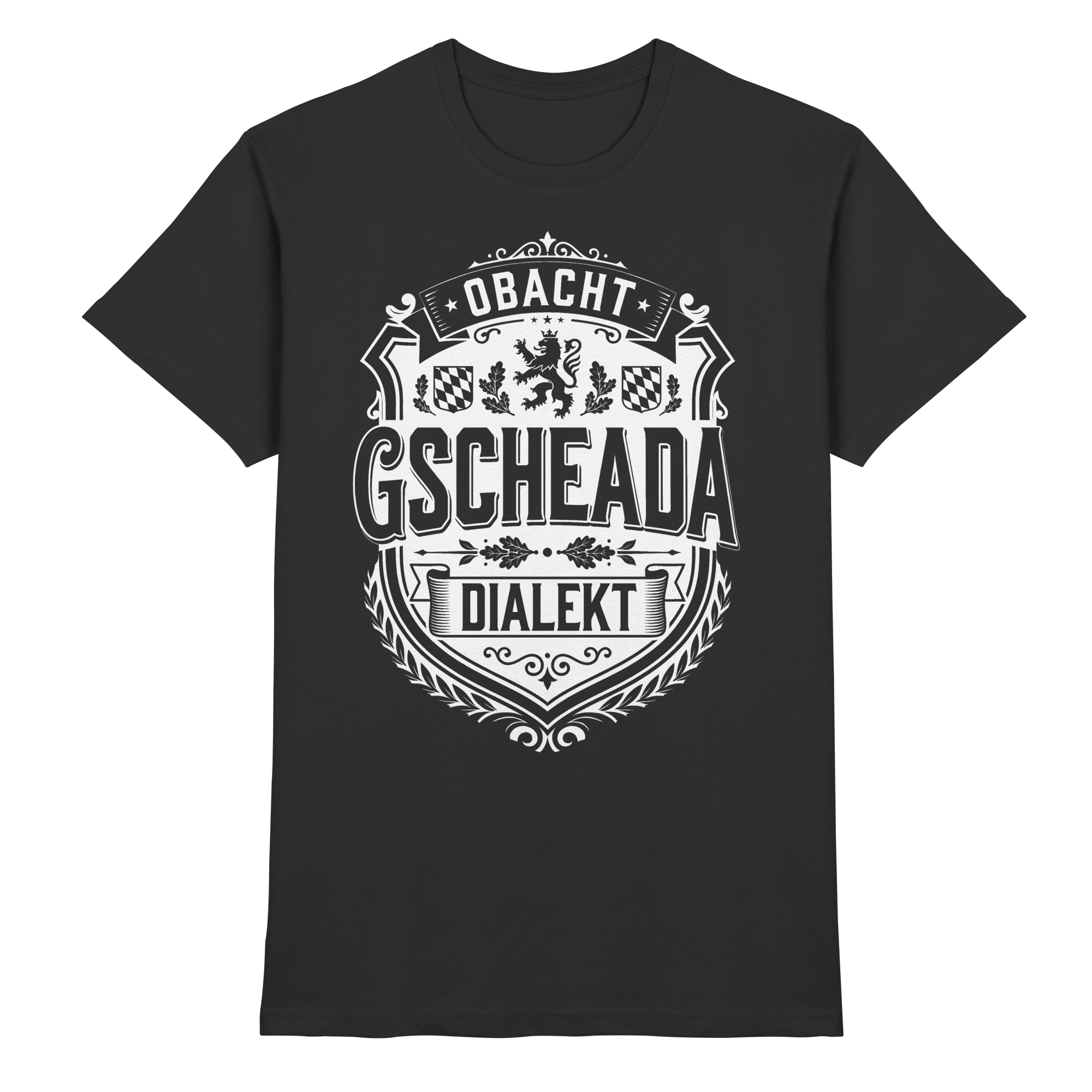 OBACHT GSCHEADA DIALEKT - Premium Shirt