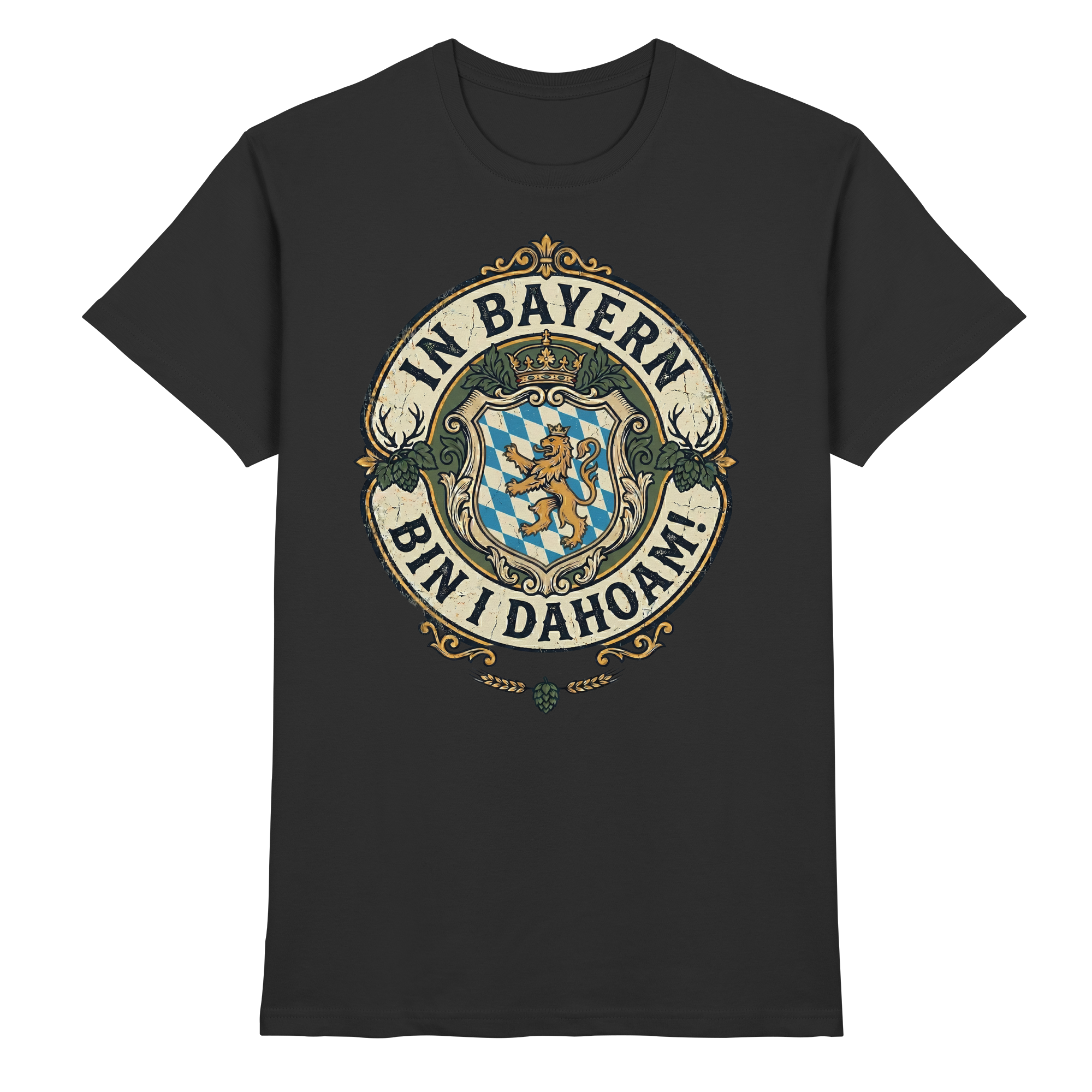 IN BAYERN BIN I DAHOAM! - Premium Shirt