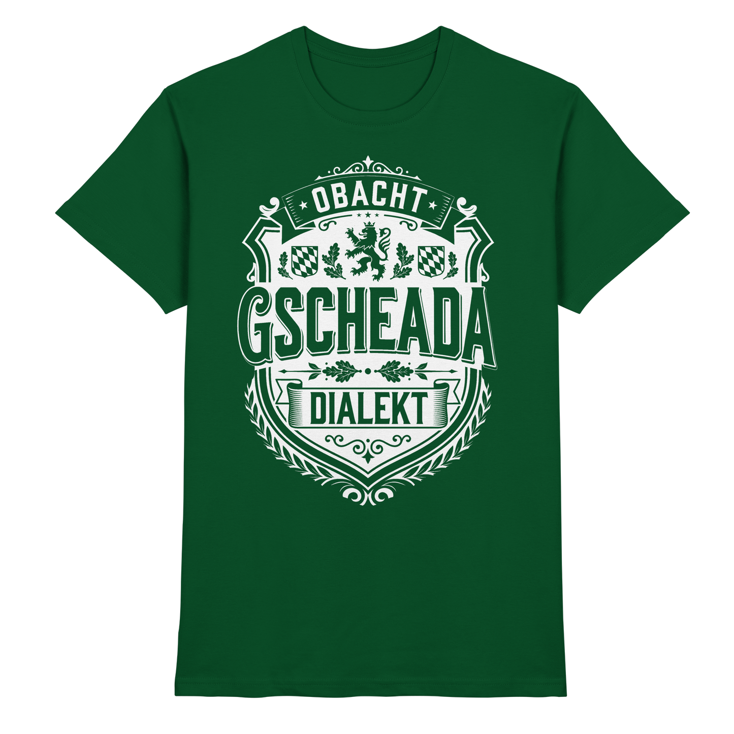OBACHT GSCHEADA DIALEKT - Premium Shirt
