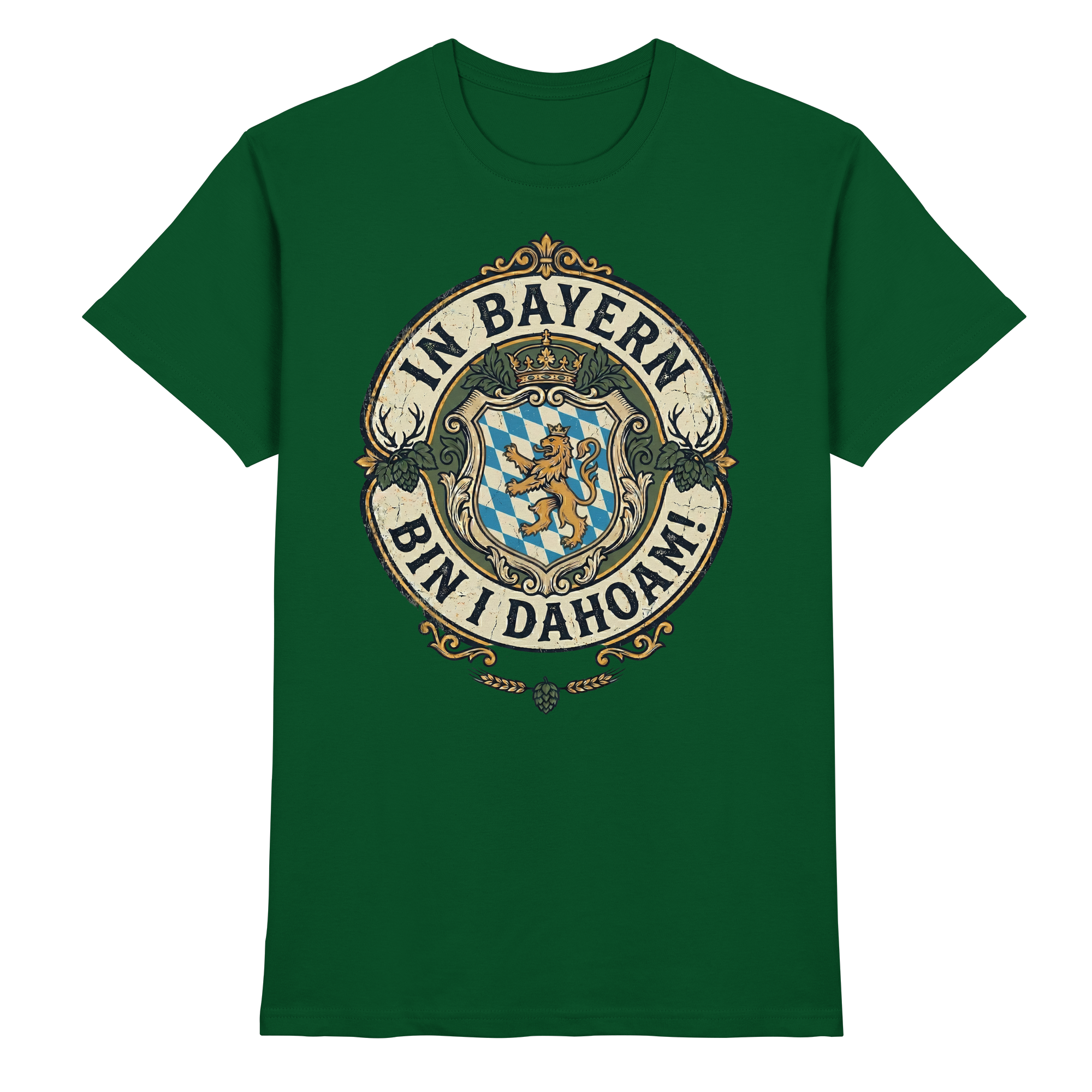 IN BAYERN BIN I DAHOAM! - Premium Shirt