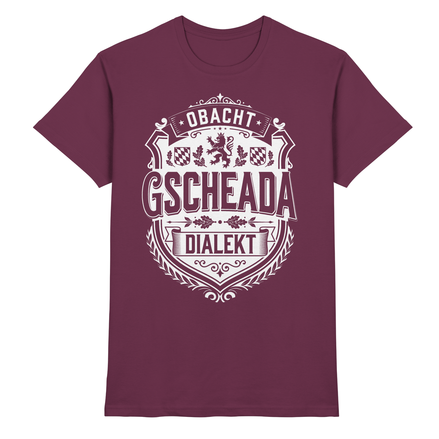 OBACHT GSCHEADA DIALEKT - Premium Shirt