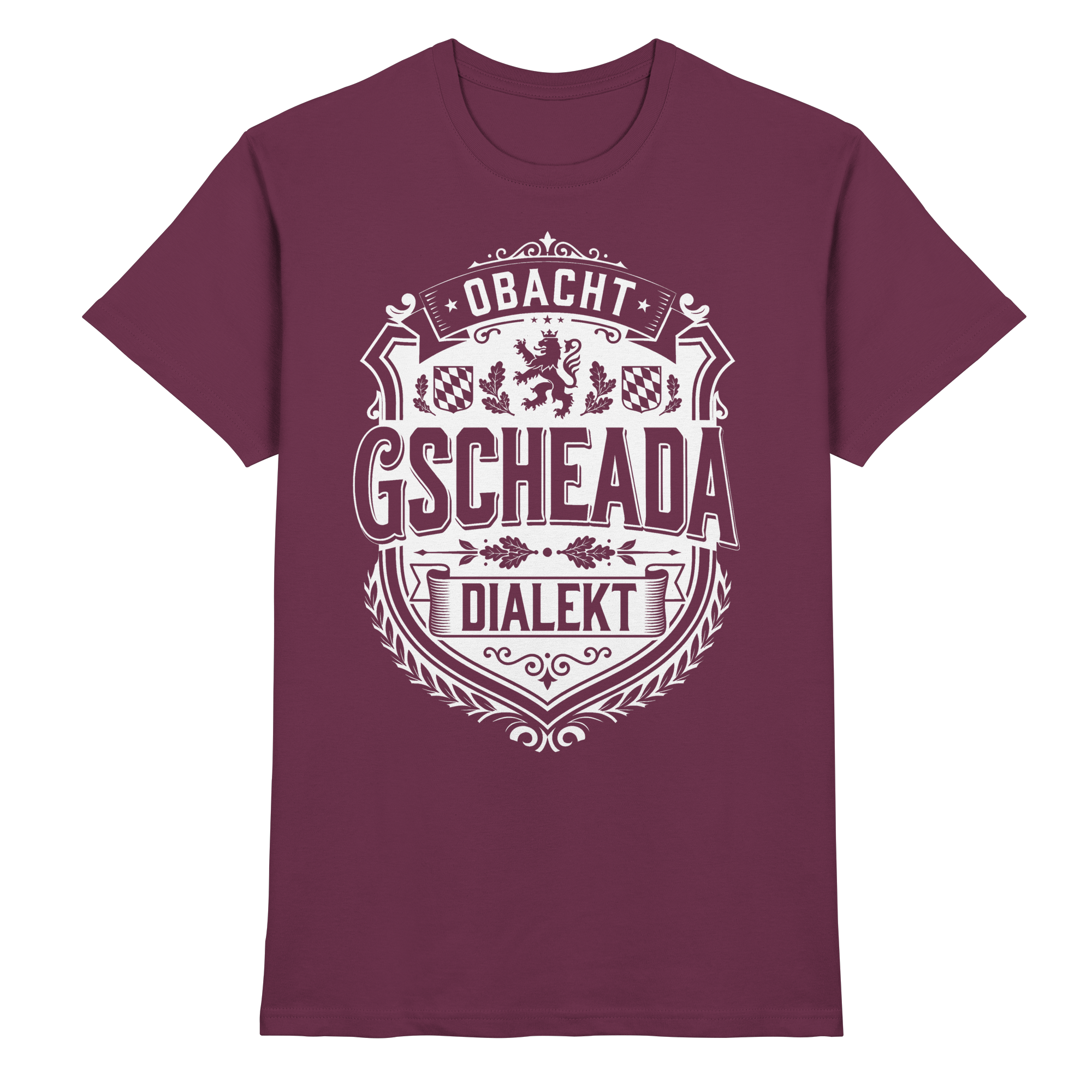 OBACHT GSCHEADA DIALEKT - Premium Shirt