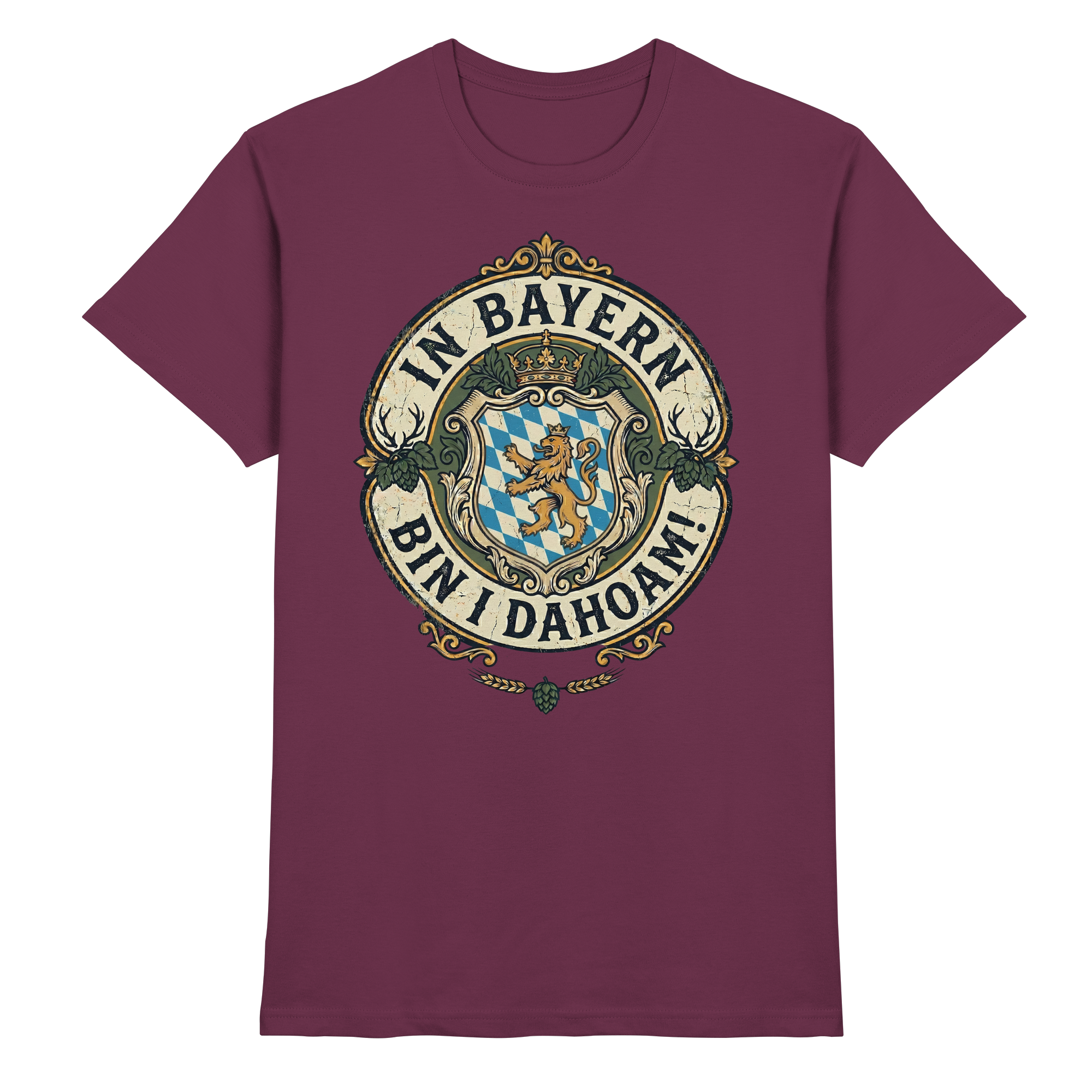 IN BAYERN BIN I DAHOAM! - Premium Shirt