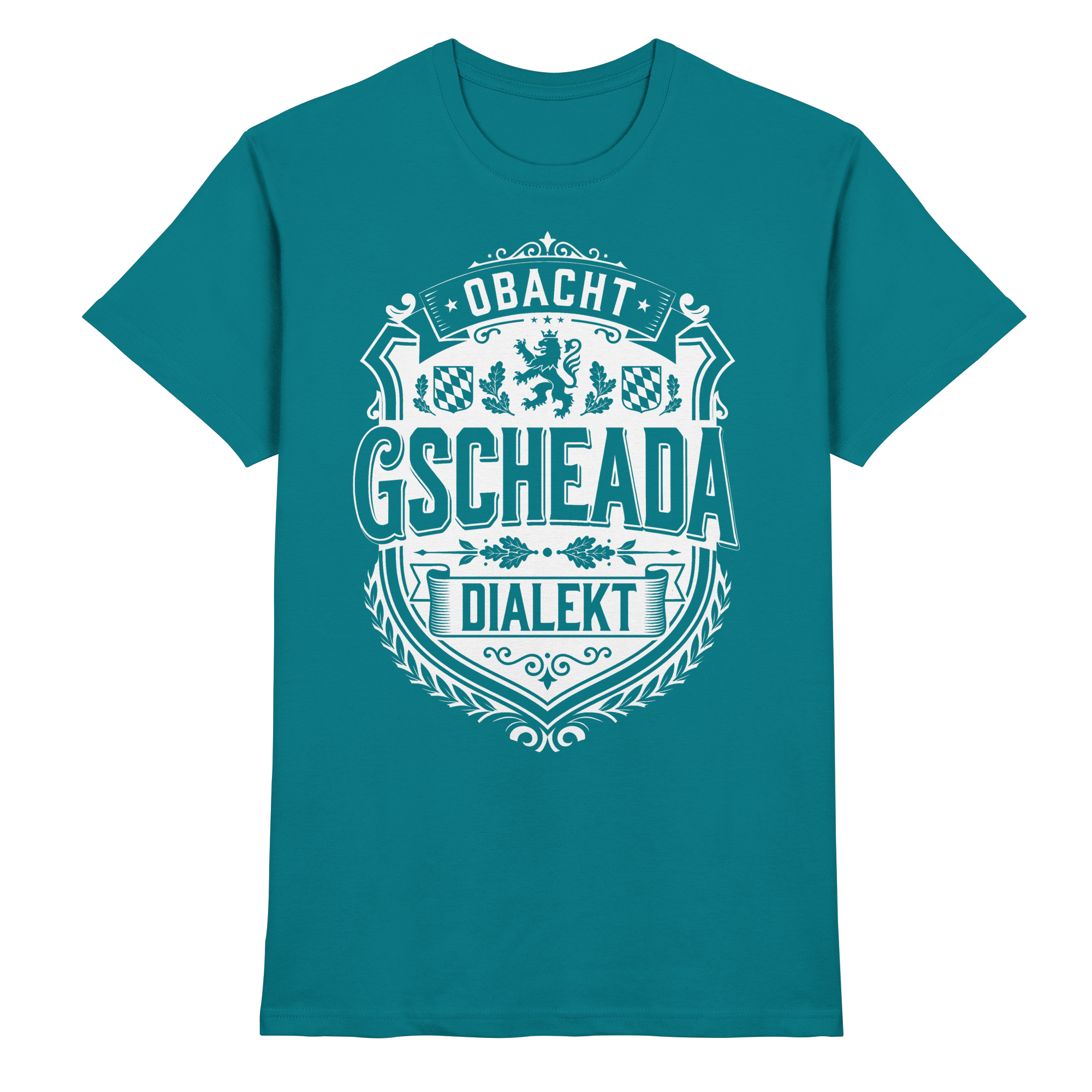 OBACHT GSCHEADA DIALEKT - Premium Shirt
