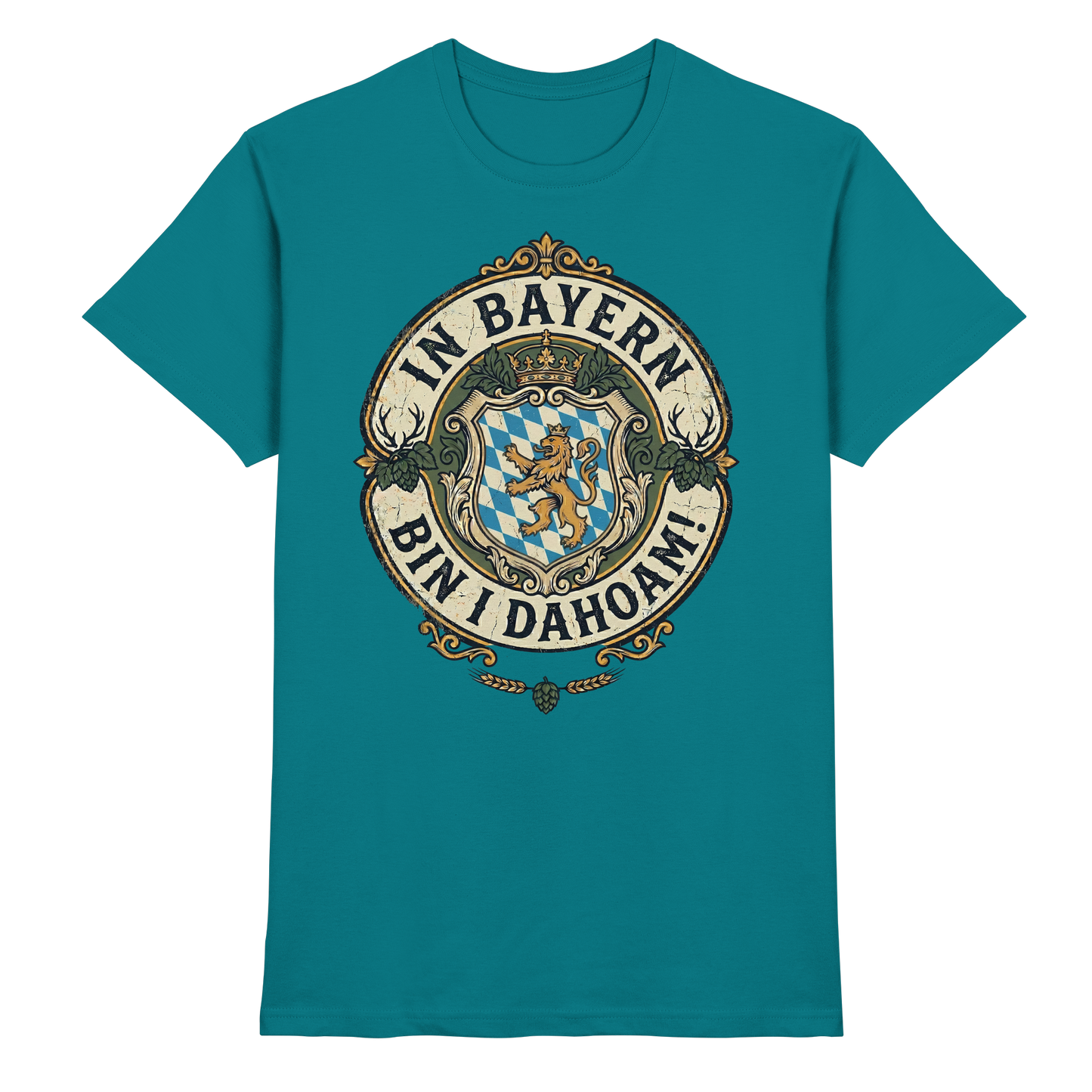 IN BAYERN BIN I DAHOAM! - Premium Shirt
